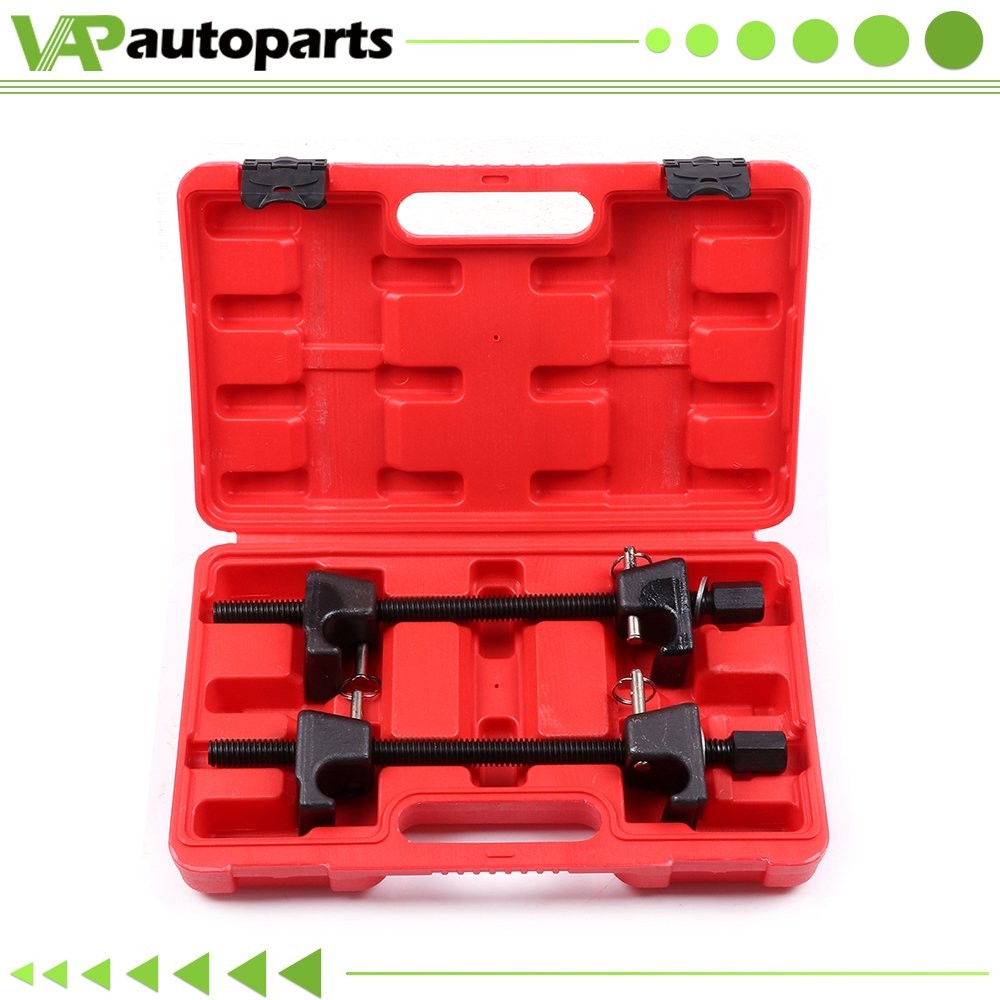 2pcs Coil Spring Compressor For MacPherson Struts Shock Absorber Car Garage Tool