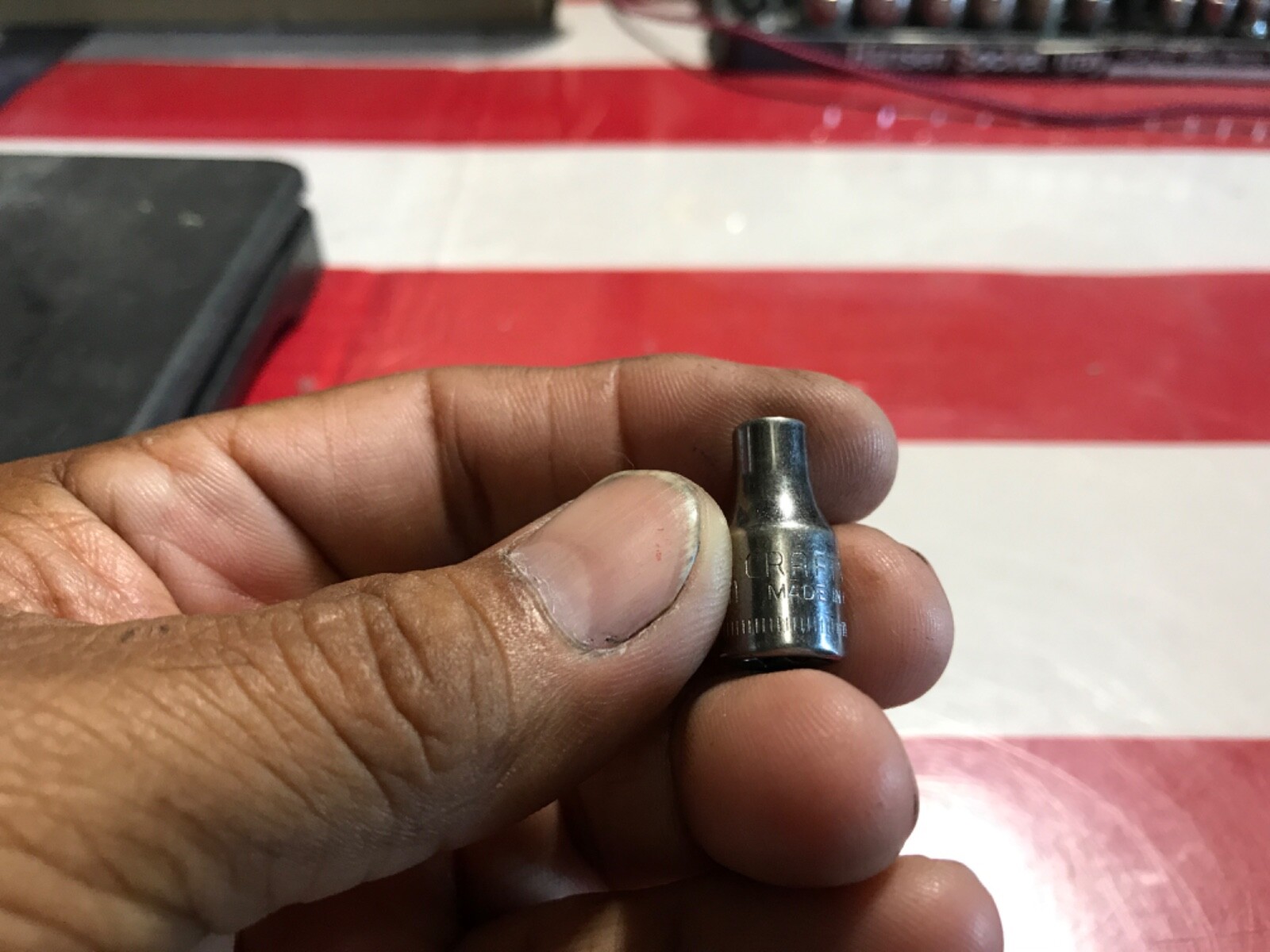 Craftsman tools socket 4mm 1/4” drive 6 point 43505 $$$$