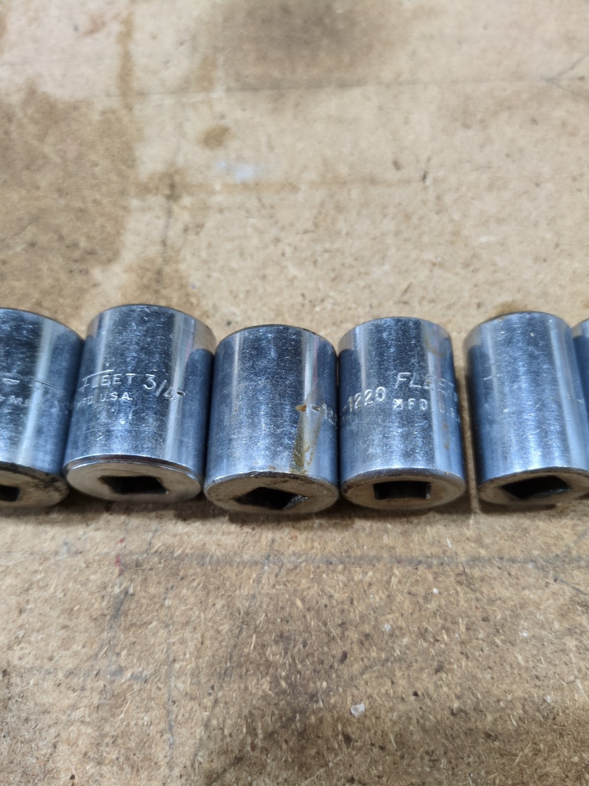 Fleet Tools (Proto) 10pc. 3/8dr. 12pt. Socket Set 3/8″ Thru 15/16″ USA