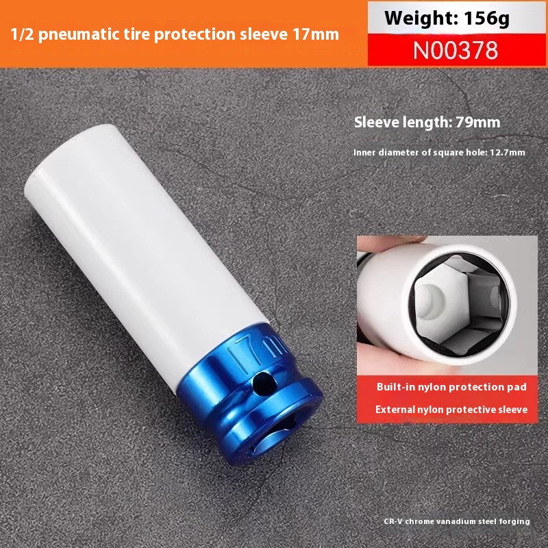 Pneumatic Tire Removal Protection Socket Set Extended Special Socket Wrench