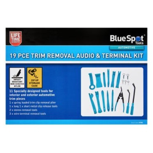Blue Spot Tools 07988 19PCE Trim Removal Audio And Terminal Kit