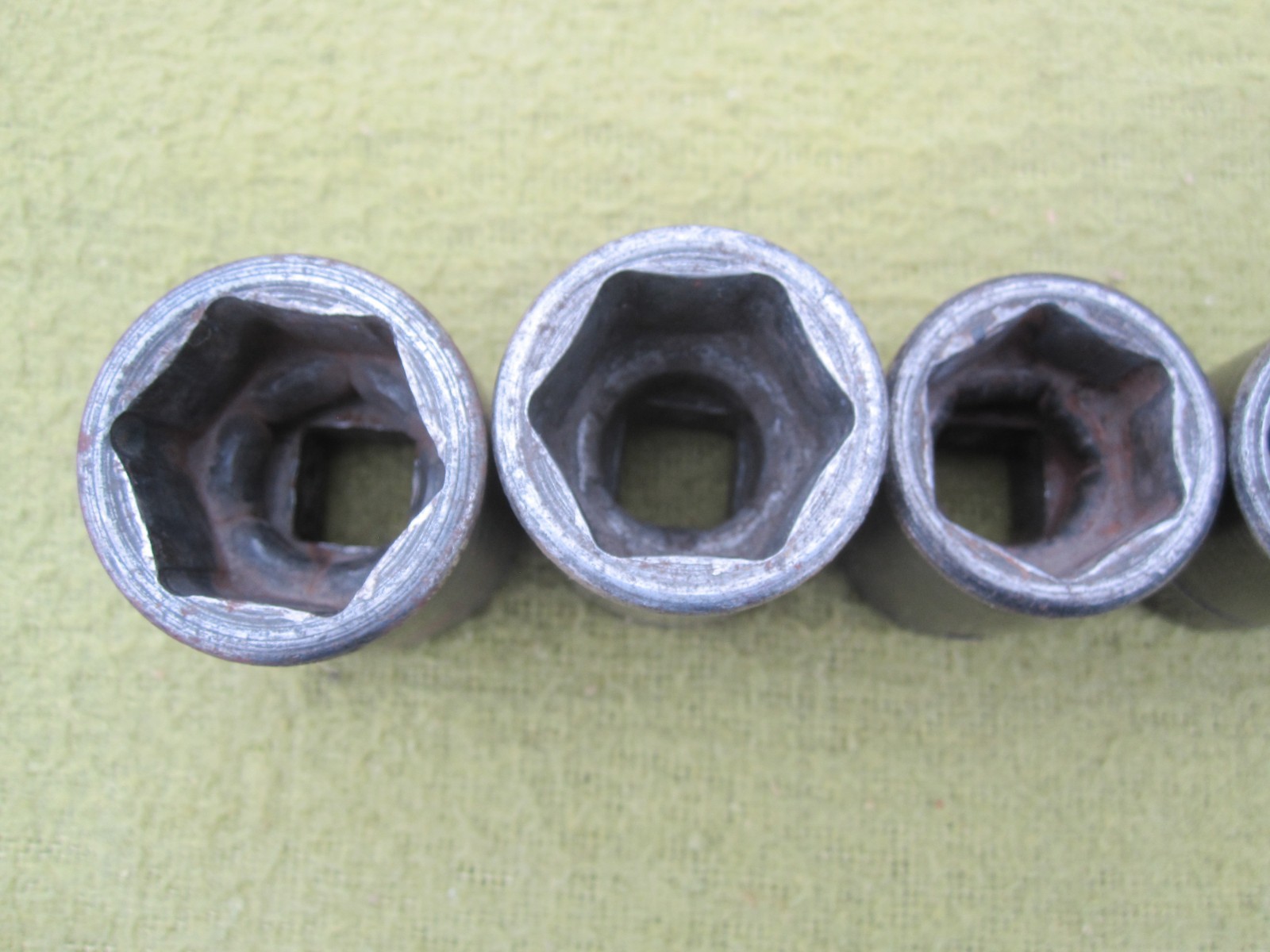 Snap-on 1/2″ Drive 11pc SAE Inch 6pt Deep Socket Set 3/8 to 1 in USA