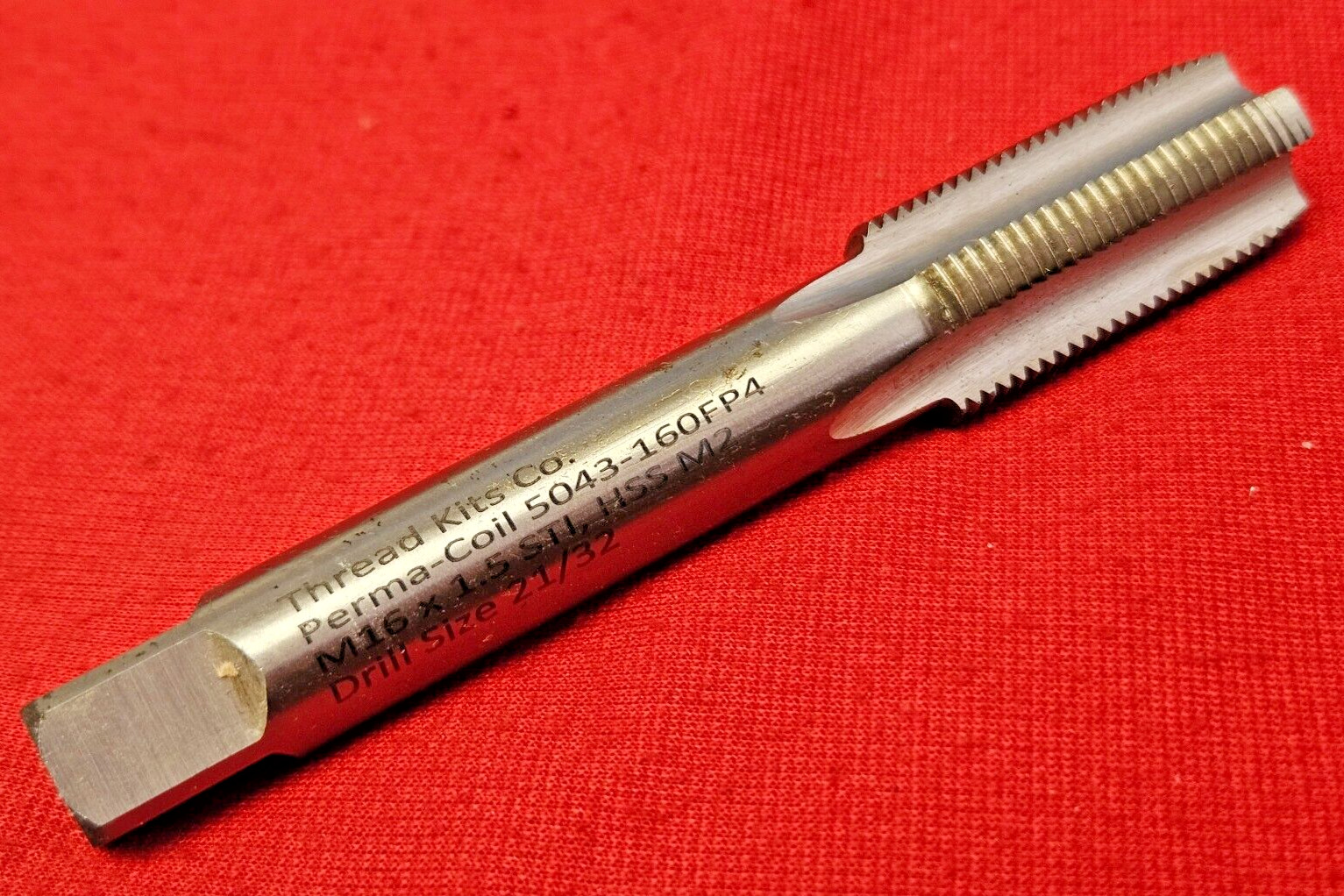 M16 X 1.5 STI Screw Thread Repair Insert Tap Perma-Coil 5043-160FP4 Fits Heli