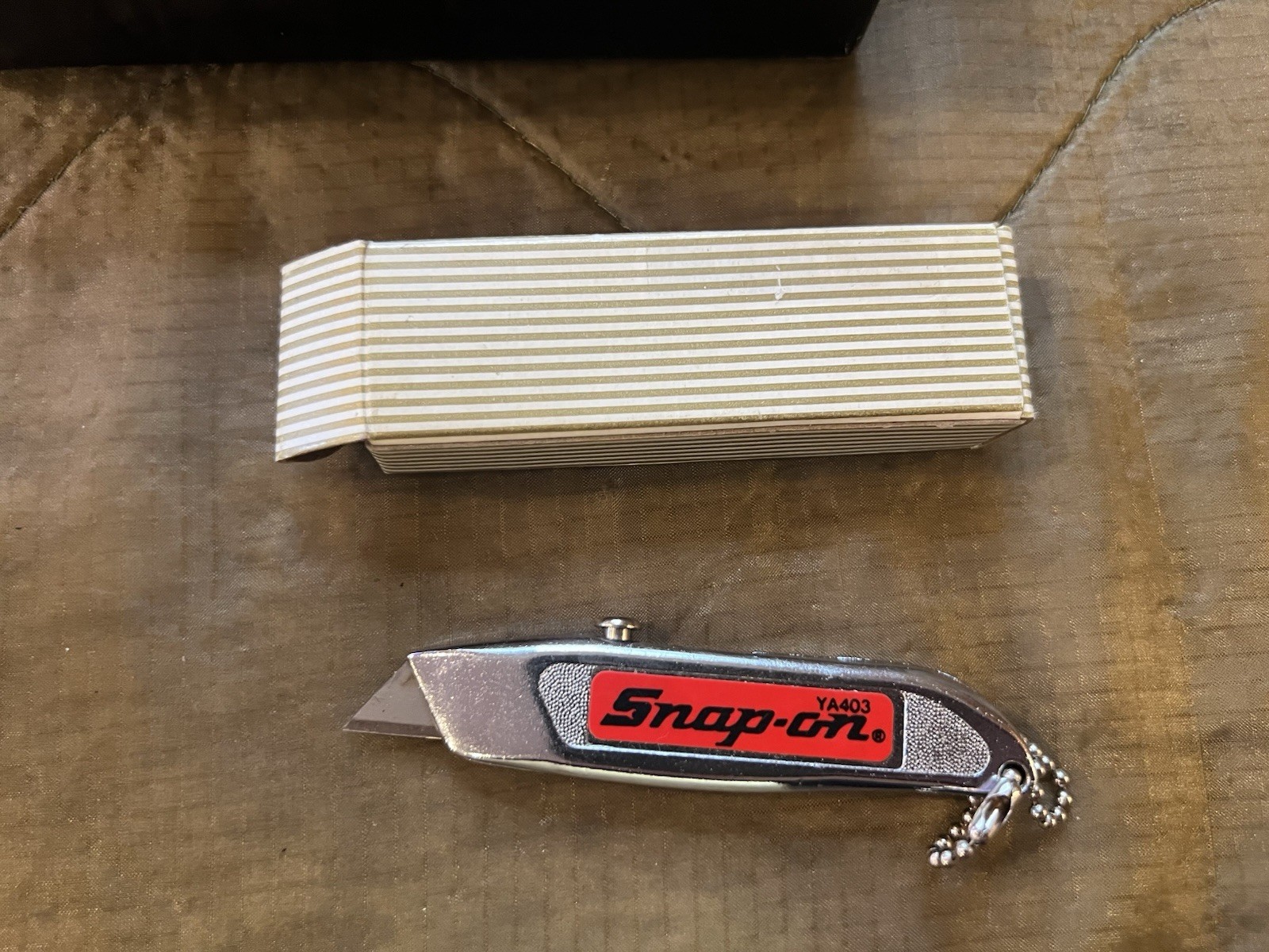 Vintage Snap-on HS50 Hand saw Set – old logo Orange – Schrade Old Timer 340 T