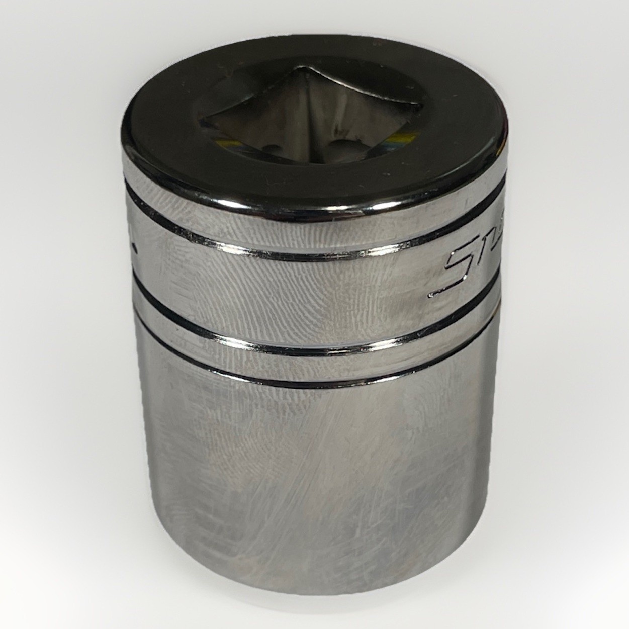Snap-on 15/16 SAE 1/2 Drive 12 Point Shallow Chrome Socket USA SW301 Brand New