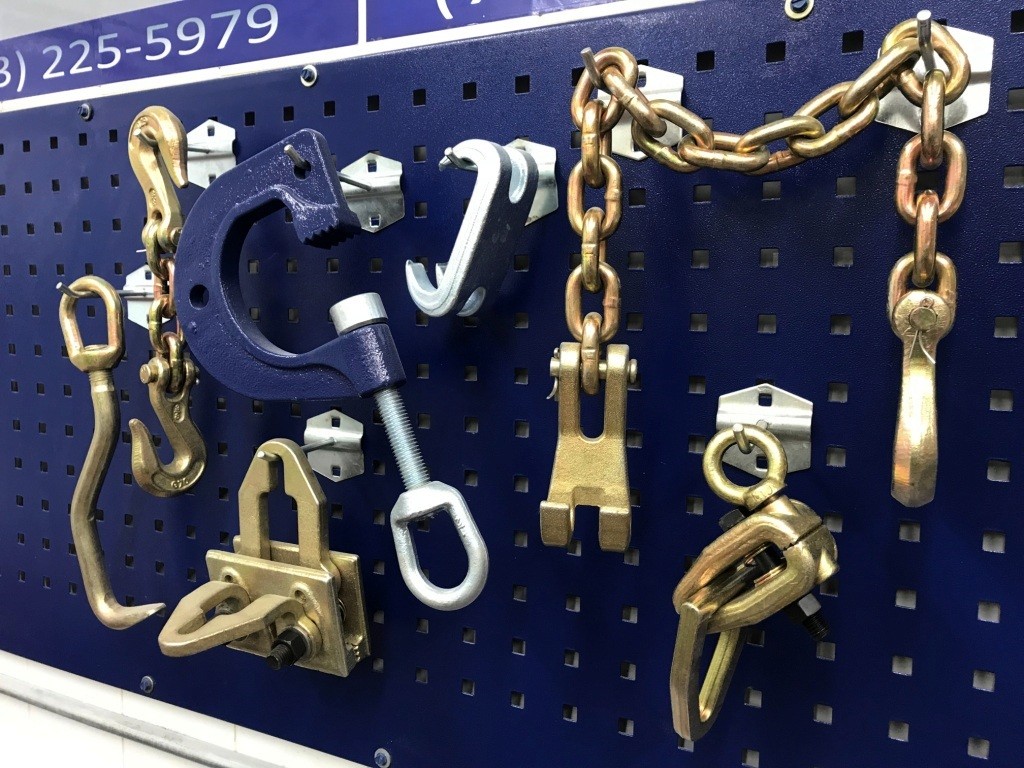 SET#74 – 7 PIECE AUTO BODY FRAME MACHINE TOOLS SET CLAMPS CHAIN HOOK CLAW