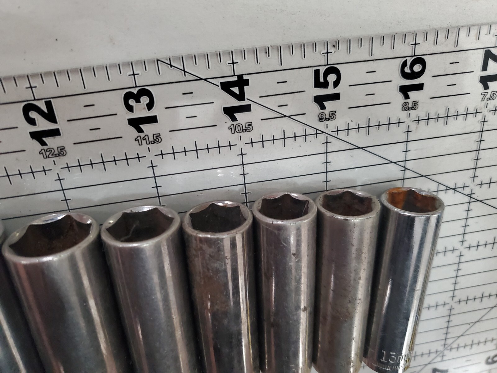 Craftsman USA 3/8″ Drive Deep Socket Set Metric 6 Point Tool MANY DUPLICATES
