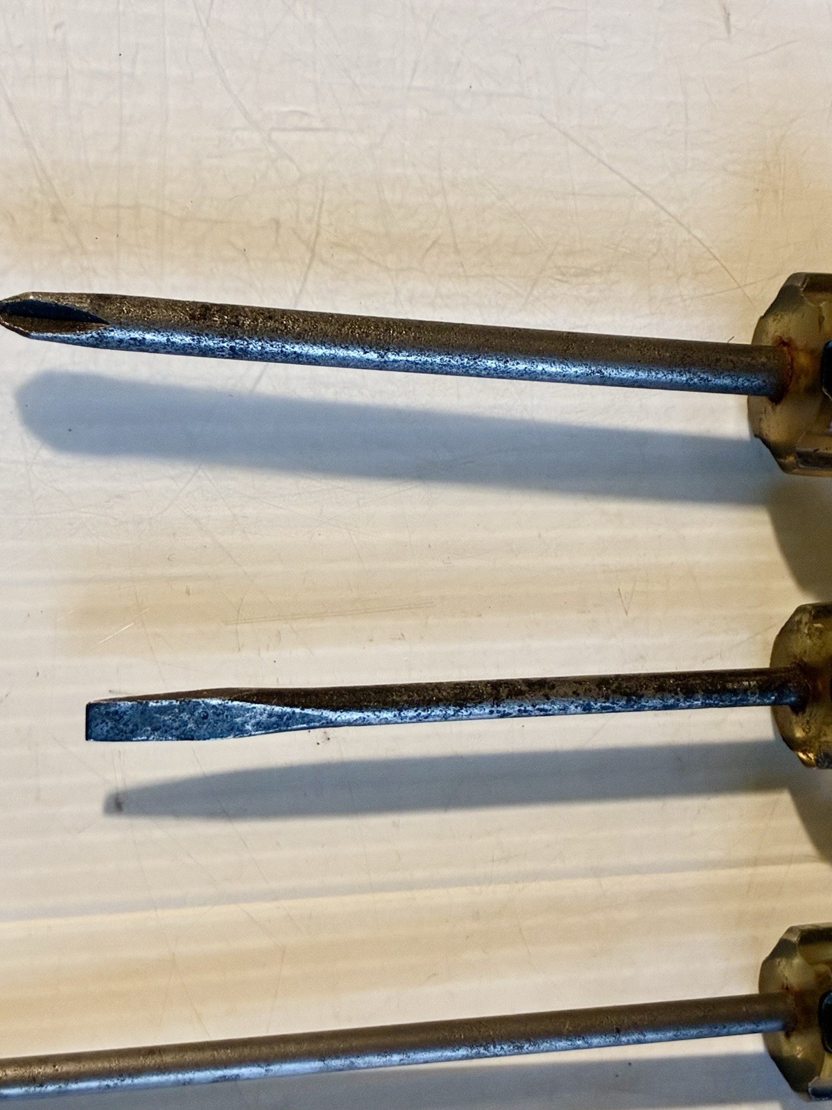 3 Vintage Professional Screwdrivers Phillips And Flat Made In The USA