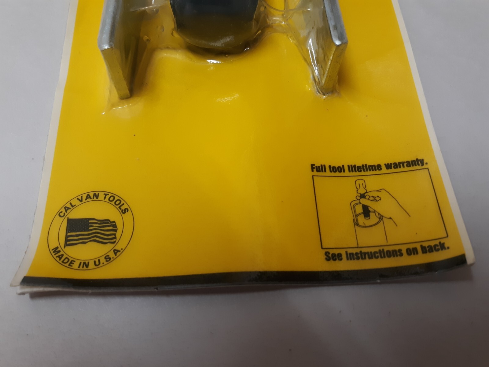Cal-Van USA 746 Steering Wheel Lock Plate Remover Puller 9/16 x 18 14 x 1.5mm