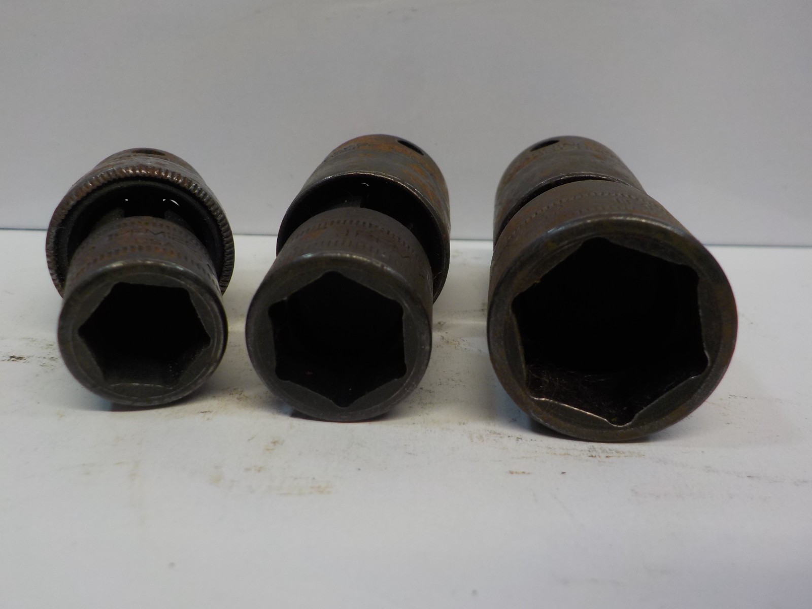 3 Pack Snap-On Swivel Impact Sockets 12mm, 14mm, 18mm IPFM12B IPFM14C IPFM18C