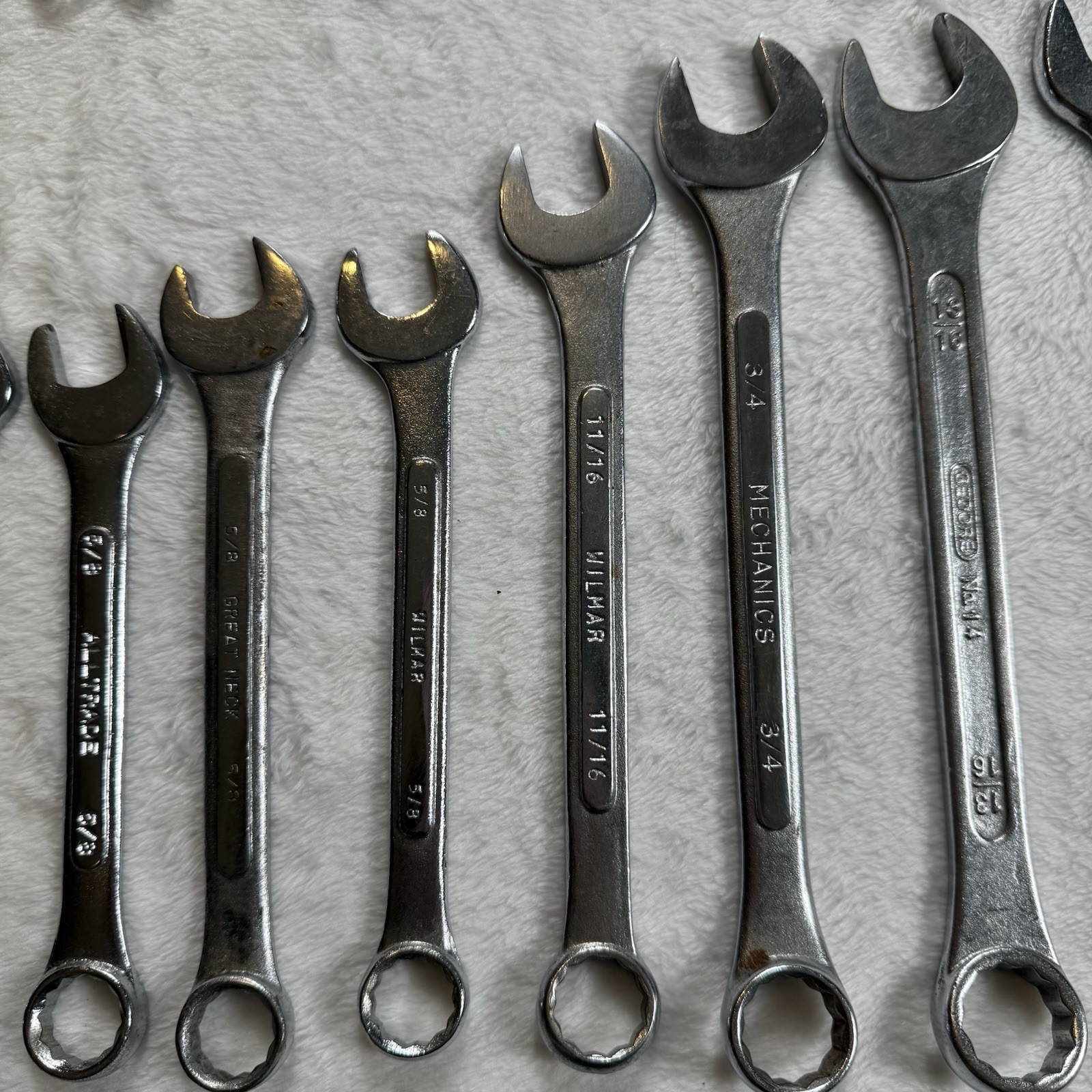 Lot of 29 Wrenches – Various Sizes & Makes