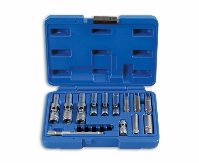Laser 6424 18 Piece Specialist Thin Walled Glow Plug Socket Set