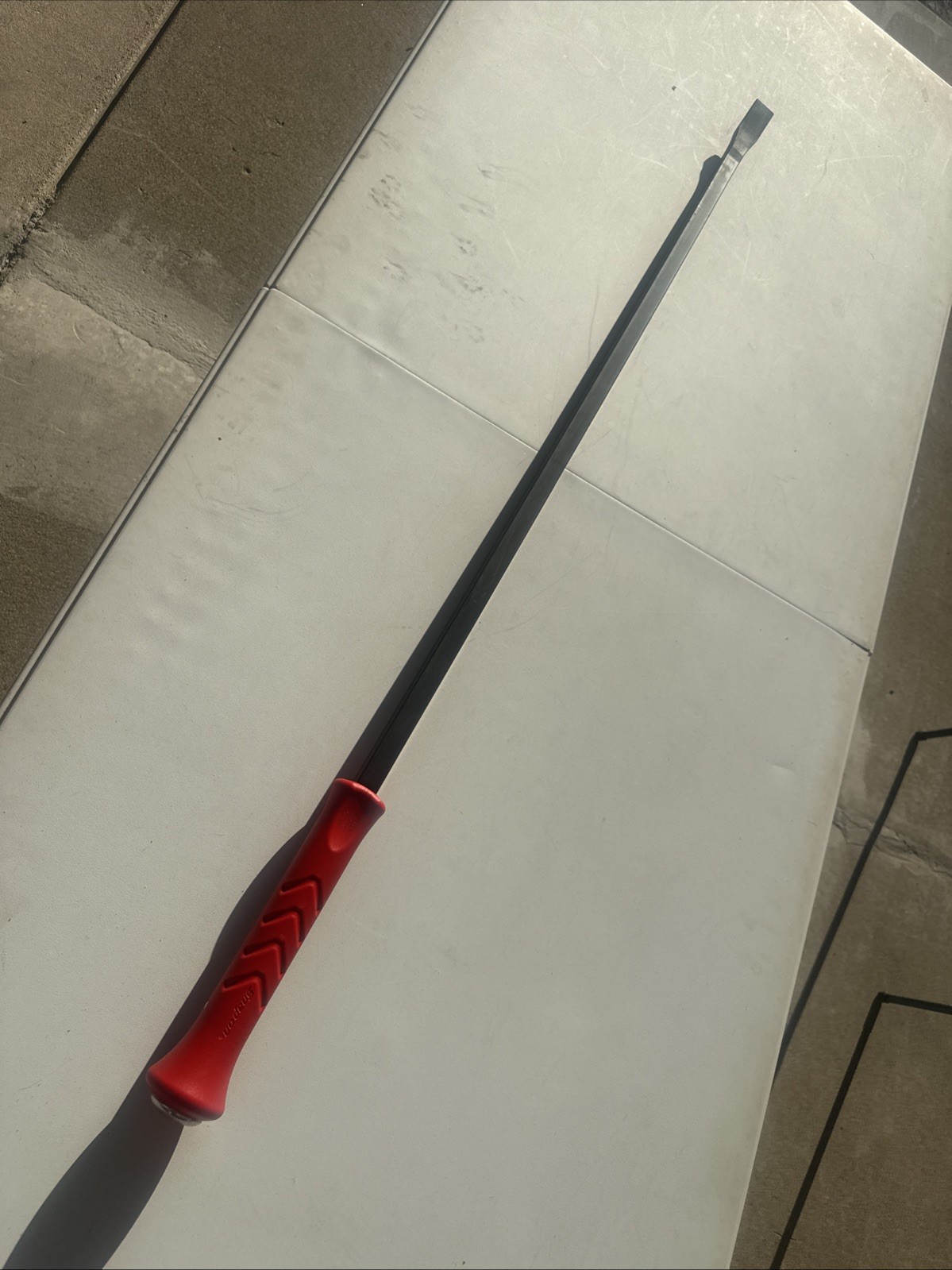 For Snap On Tools Red New SPBH48A Prybar 48 Inch Long Flare End