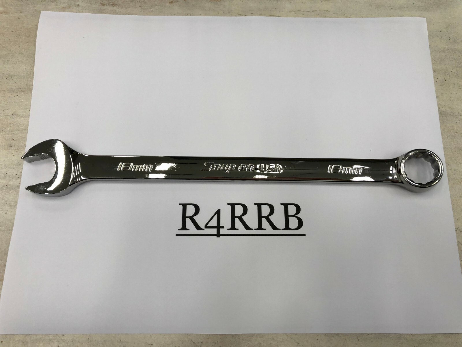 Snap-On Tools USA NEW 18mm Metric Flank Drive PLUS Combination Wrench SOEXM18