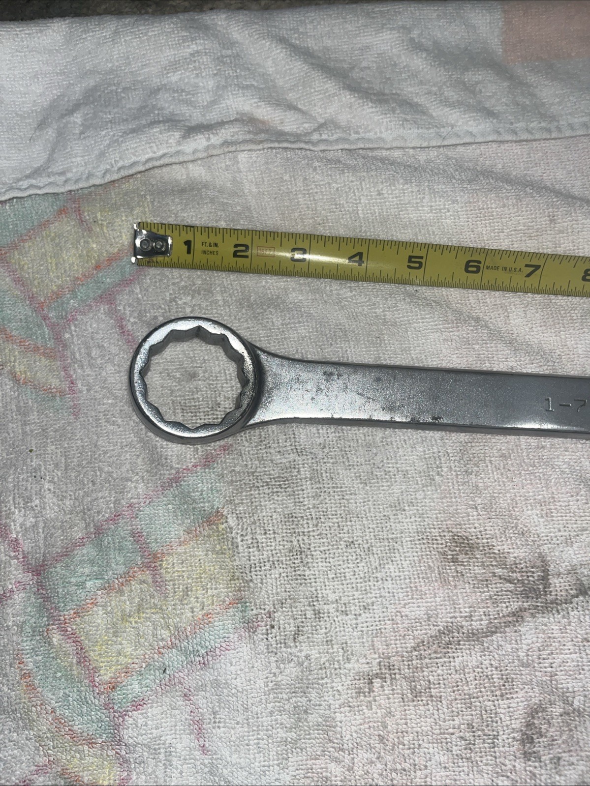 MAC TOOLS CL46 1-7/16″ COMBINATION WRENCH SAE MADE IN USA VINTAGE