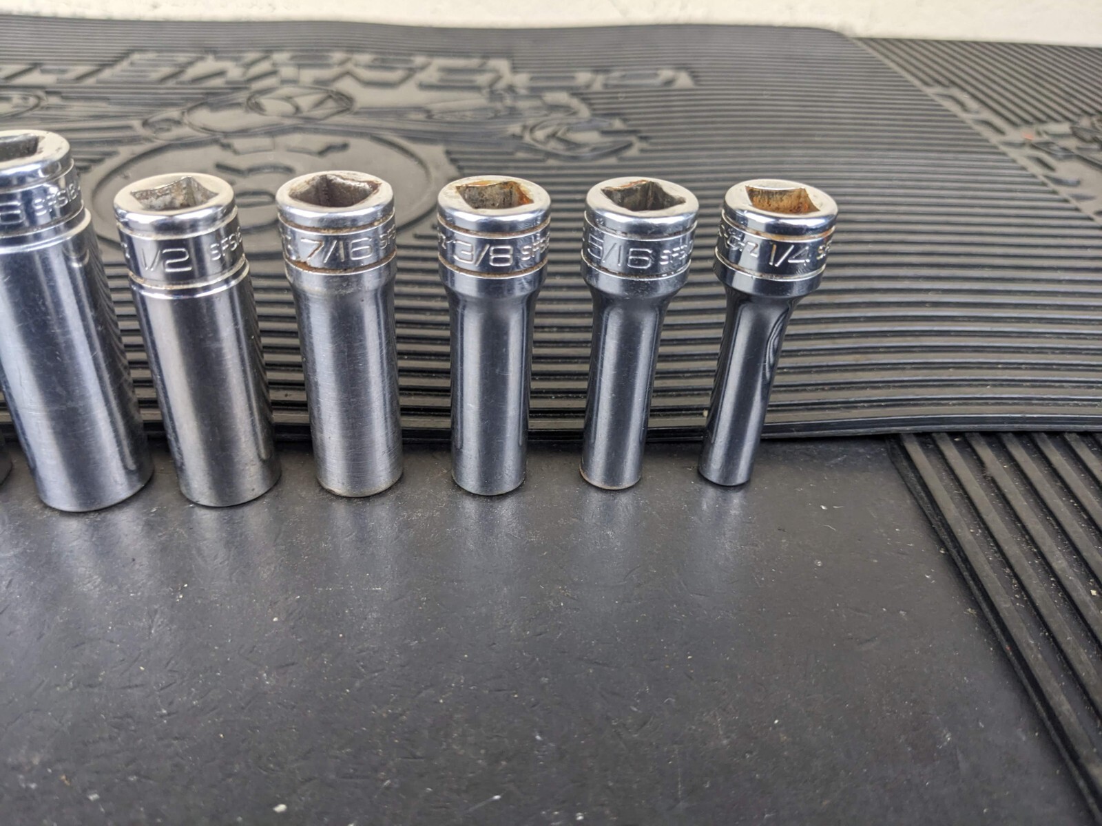 #bg229 Snap on Tools 211SFSY 3/8″ Drive Deep Chrome Socket Set Socket Set