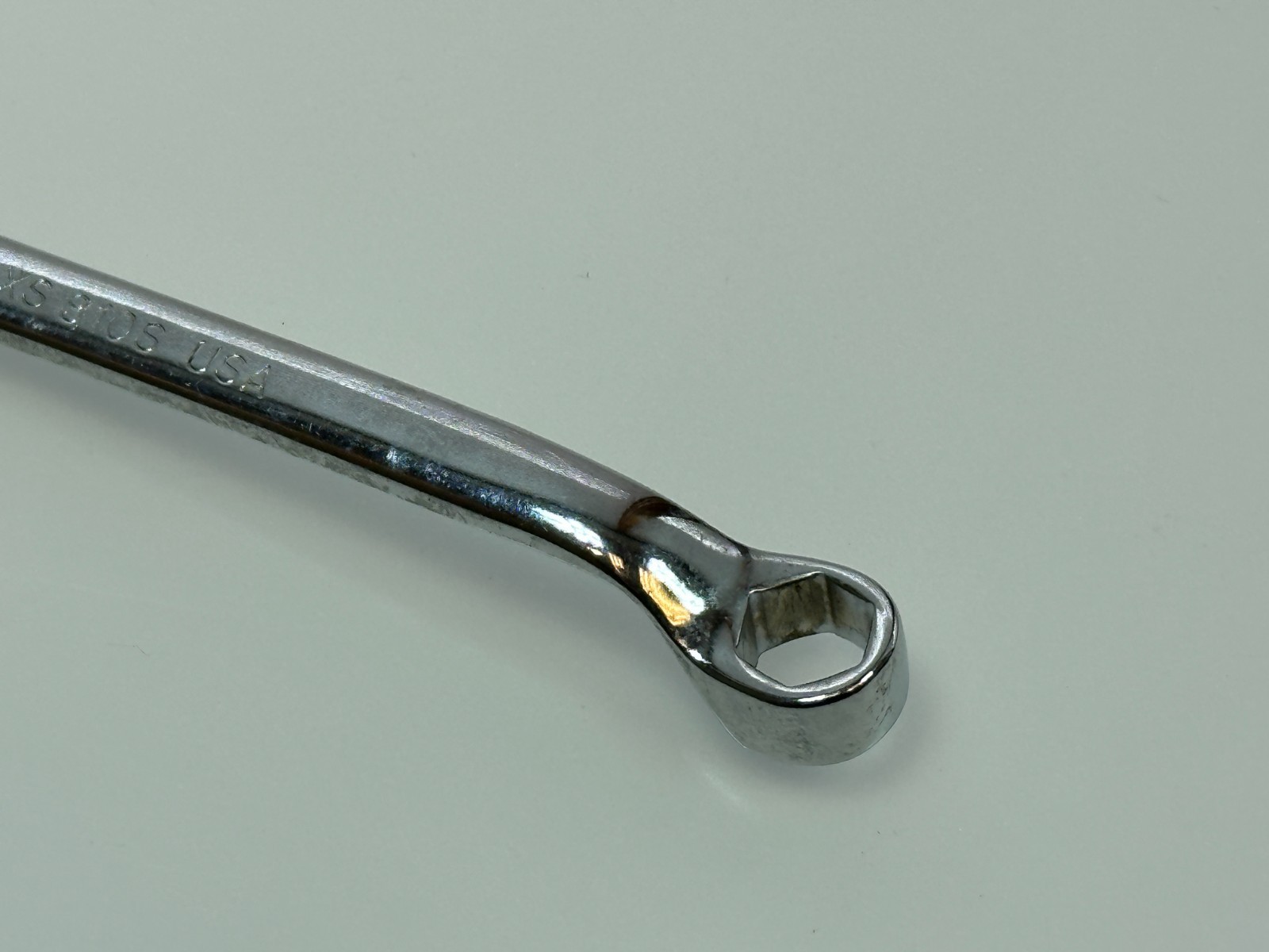 🇺🇸 Snap On Tools USA XS810S SAE 1/4″ x 5/16″ Chrome Offset Box Wrench, 6 POINT