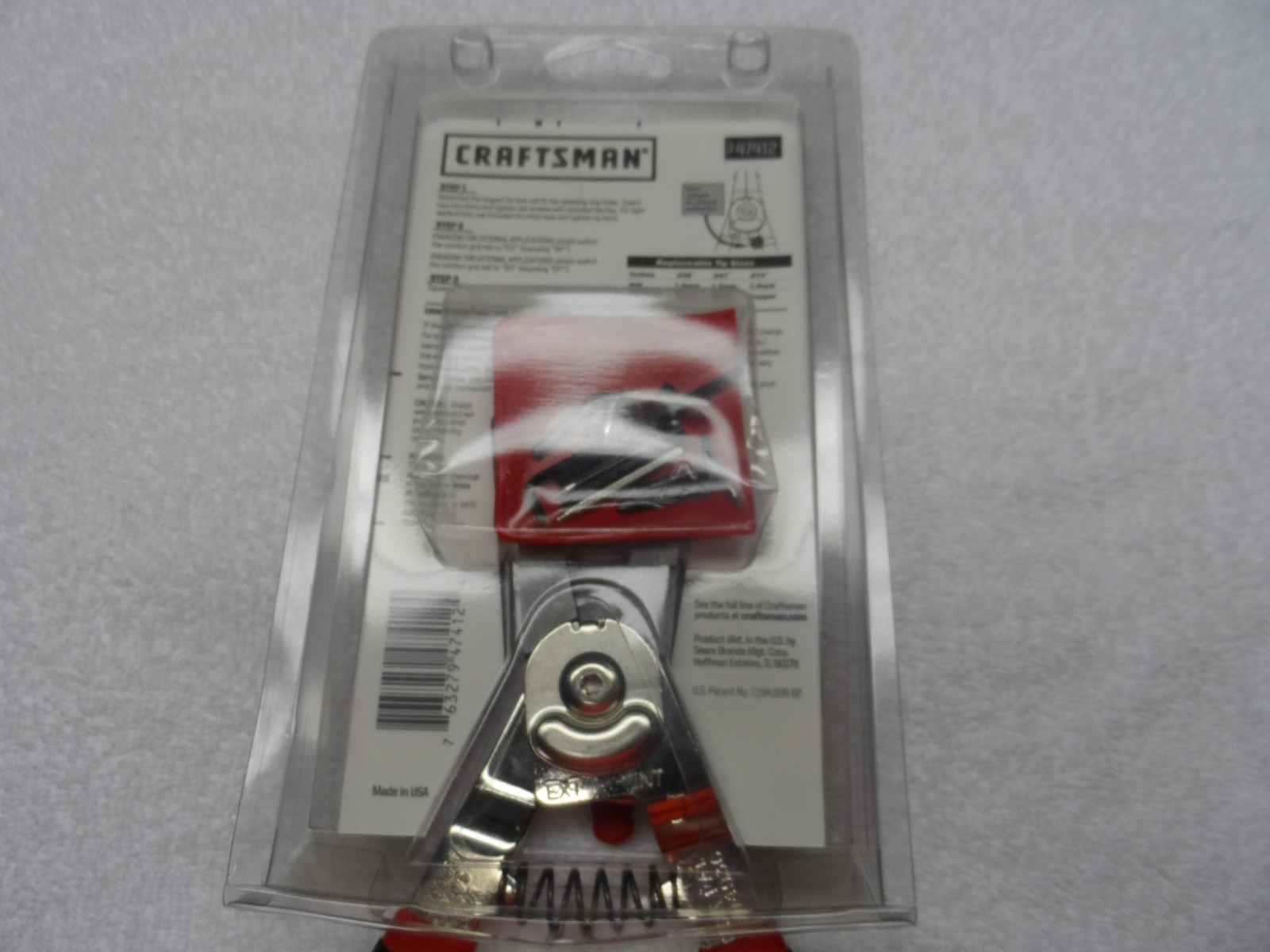 Craftsman Retaining Ring Pliers, made in USA (white letters) – Part # 47412