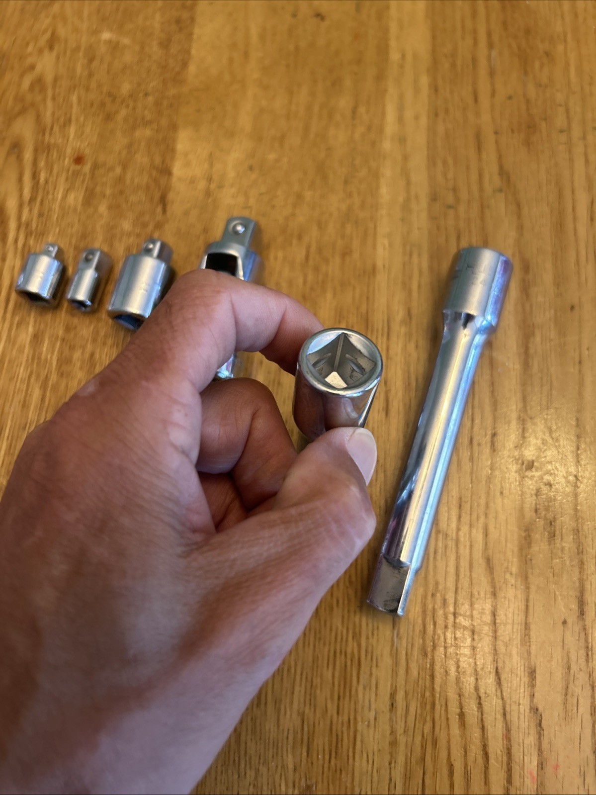 HUSKY – Tool Lot, Extensions,Adapters, Universal Joint 1/4”,3/8” & 1/2” Drives