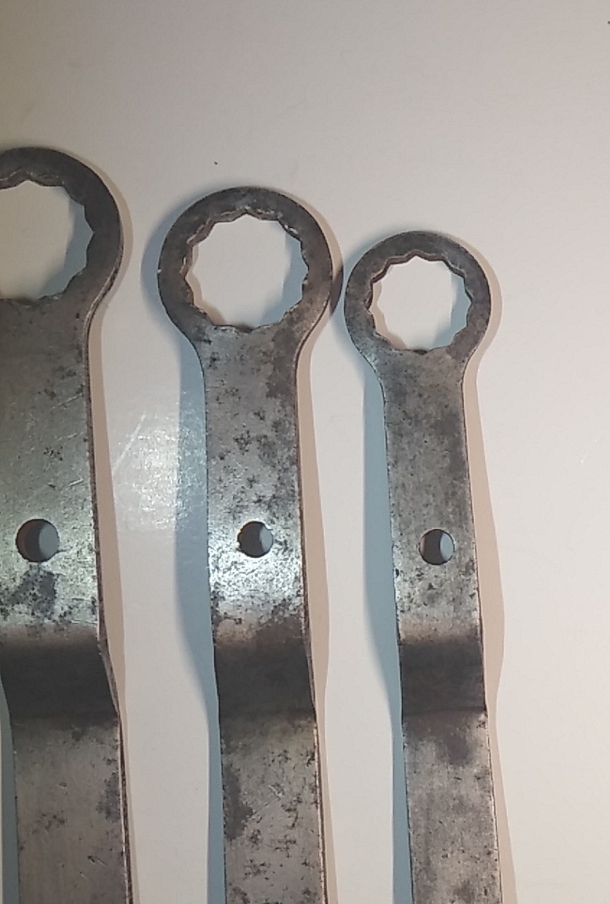 Vintage Indestro Box End Wrench 4pc Set Made In USA