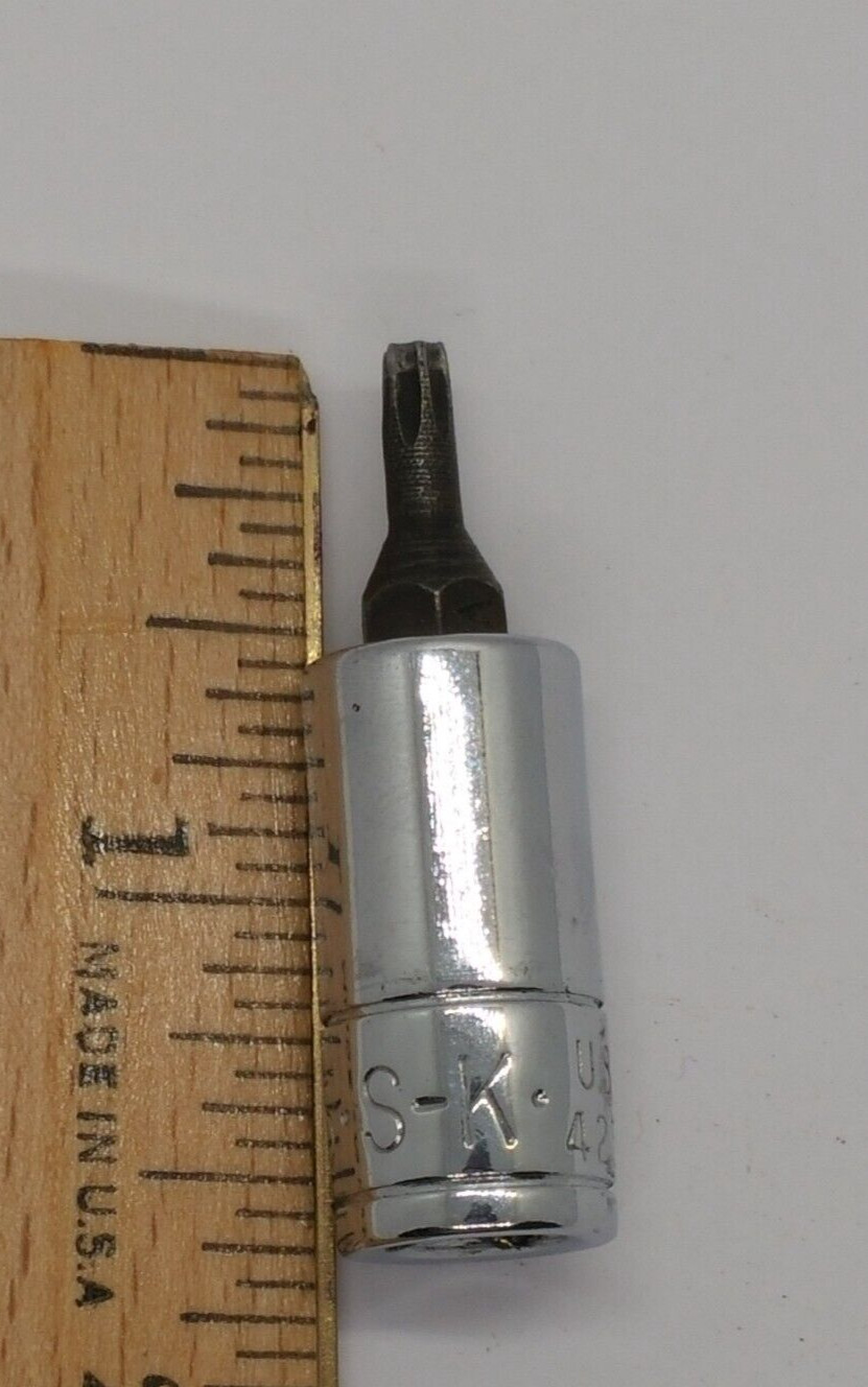SK T15 1/4″ Drive Torx Bit Socket 42515 Made In USA S515