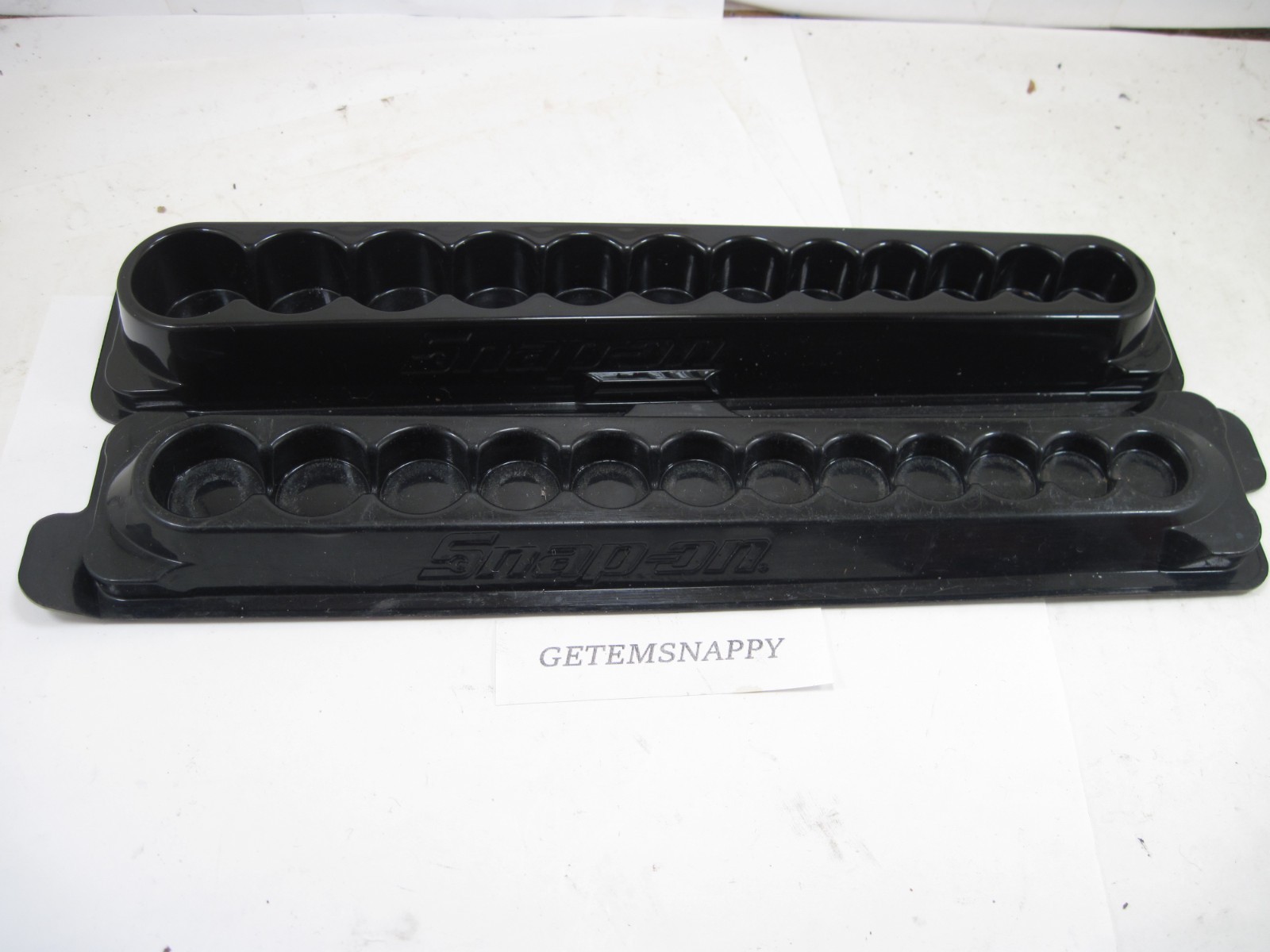 Snap On 3/8″ Drive Metric Deep & Shallow 12pc Magnetic Socket Tray Set NICE