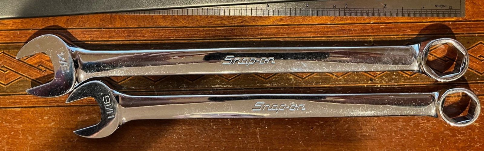 Vintage Snap-on OSH709A 6 Point Combination Wrench Set 9-Piece 5/16″-3/4″