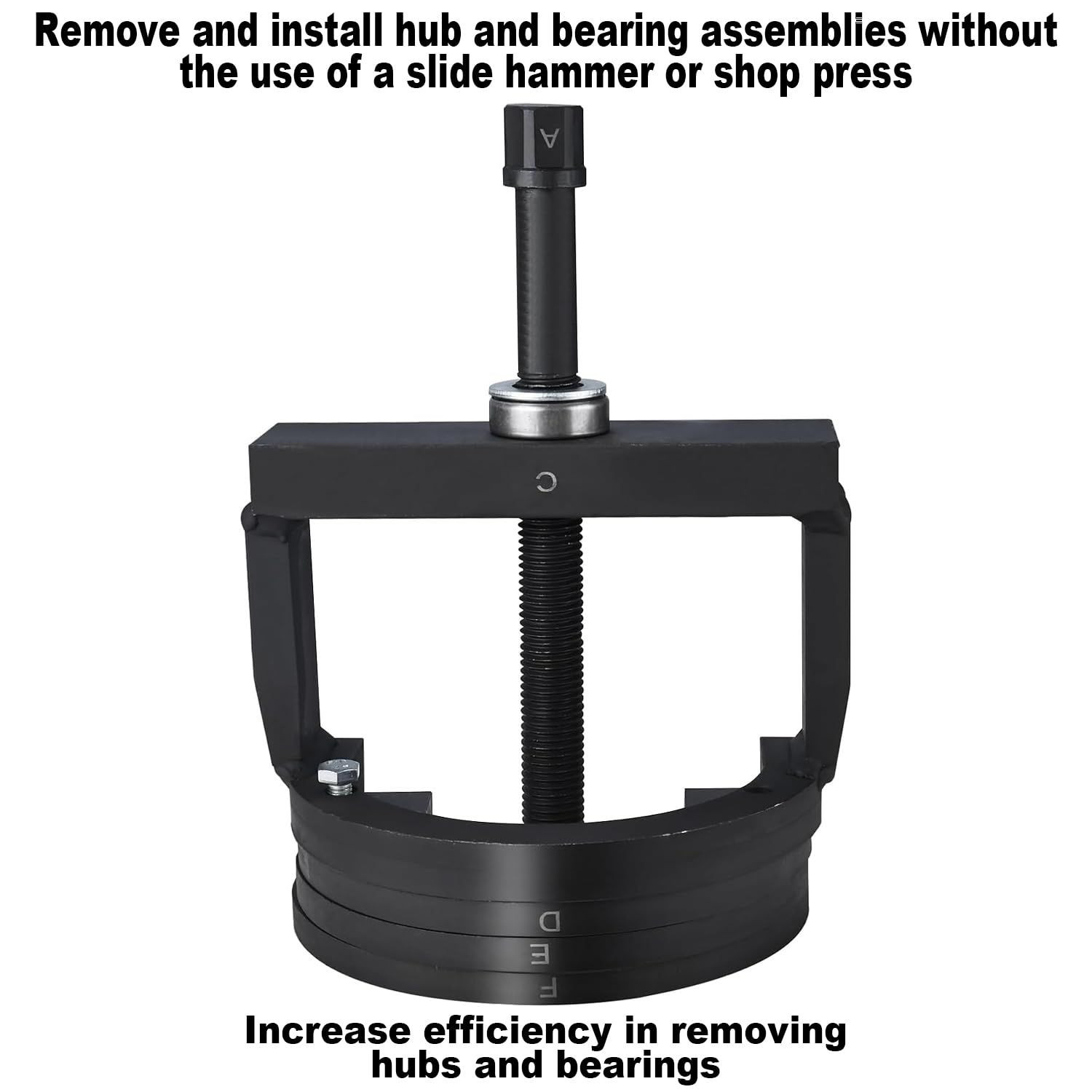 FreeTec Master Wheel Hub Removal Tool Set – C to U Sizes Back and Front…