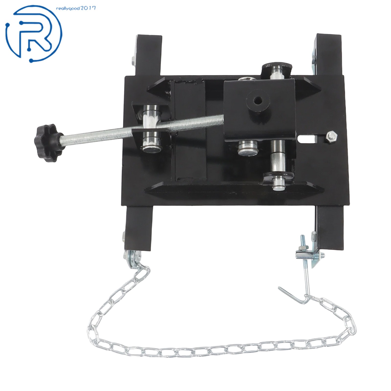 Transmission Floor Jack Adapter 1100lbs Capacity 1/2 Ton For Repair Tool Black
