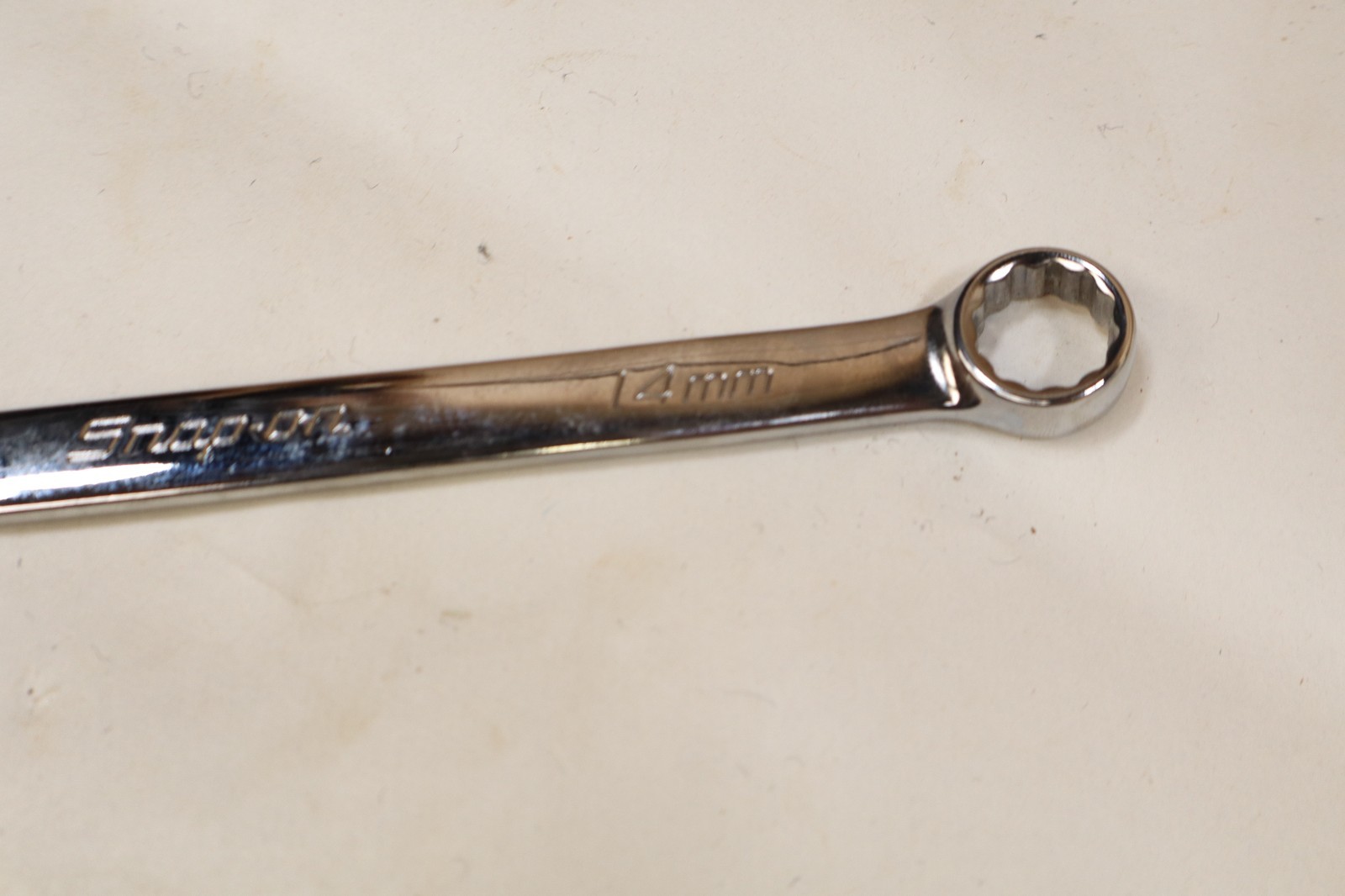Snap-On 14 mm 12-Point Metric Flank Drive Combination Wrench USA OEXM140B