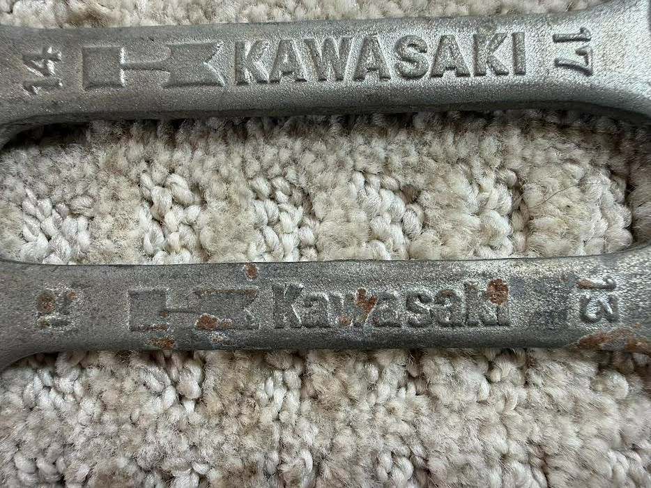 Kawasaki Open End Motorcycle Wrench’s 17mm-14mm Mito 2, 12mm-13mm Mito 8