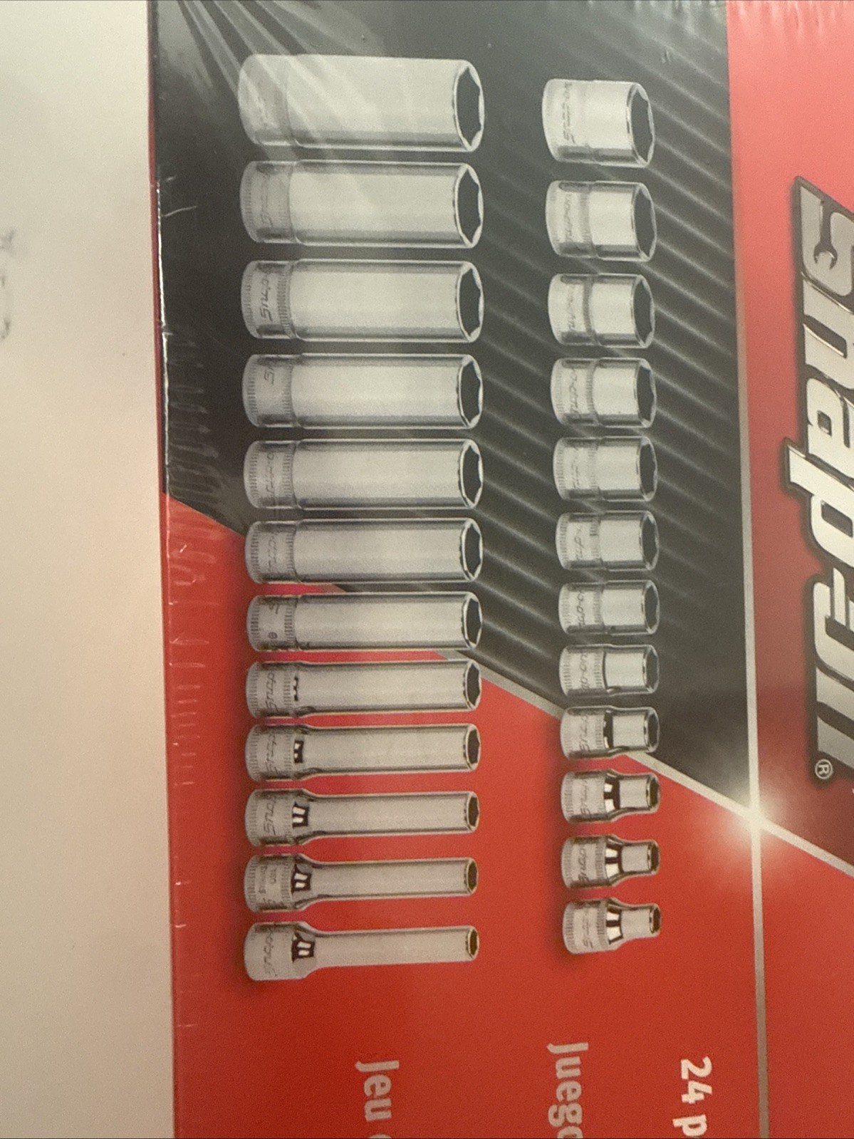 Snap On Tools 124stmm 24pc Metric Shallow And Deep Socket Set New