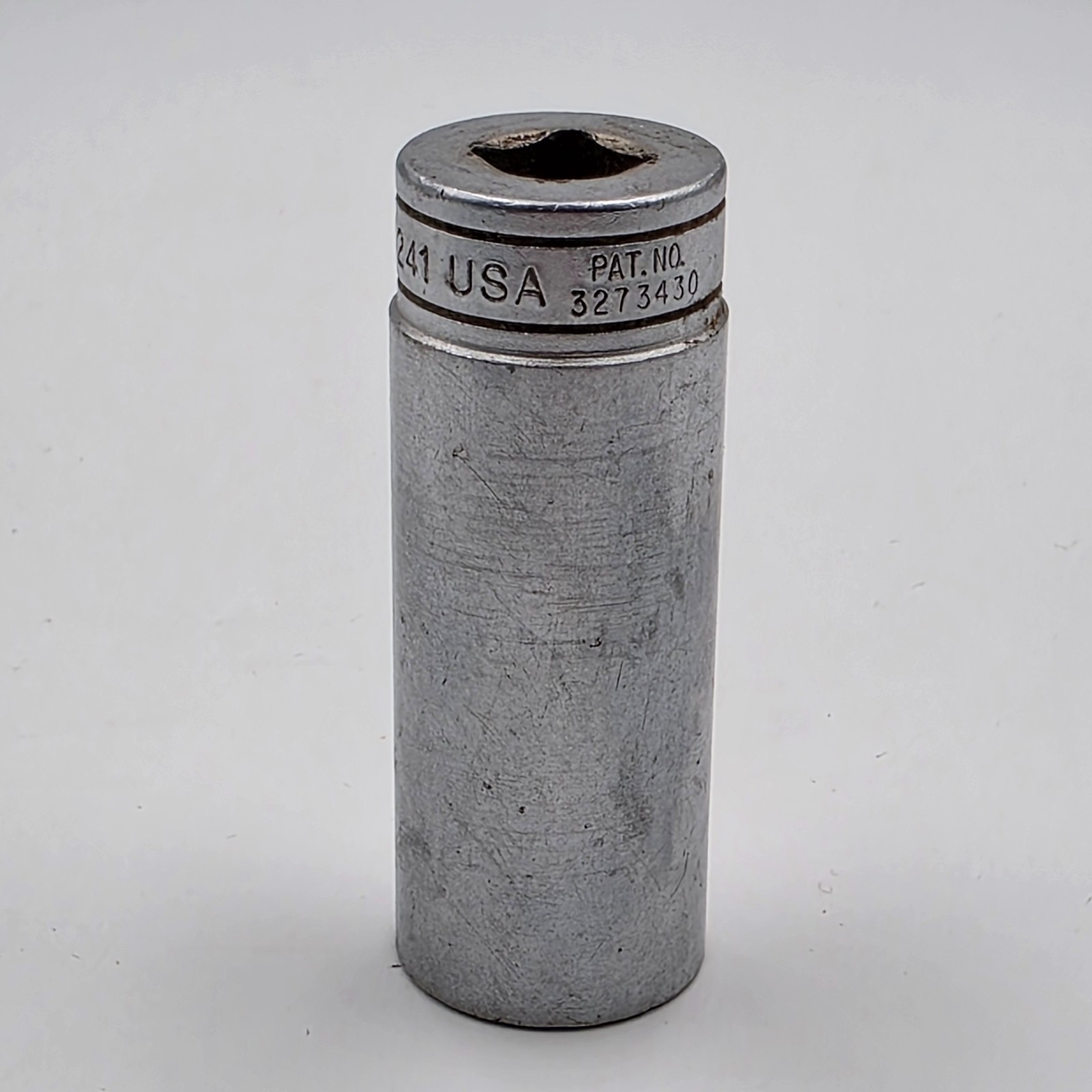 Snap-On SFS-241 3/4 Deep Socket 1/2 Drive USA Vintage Chrome Tool