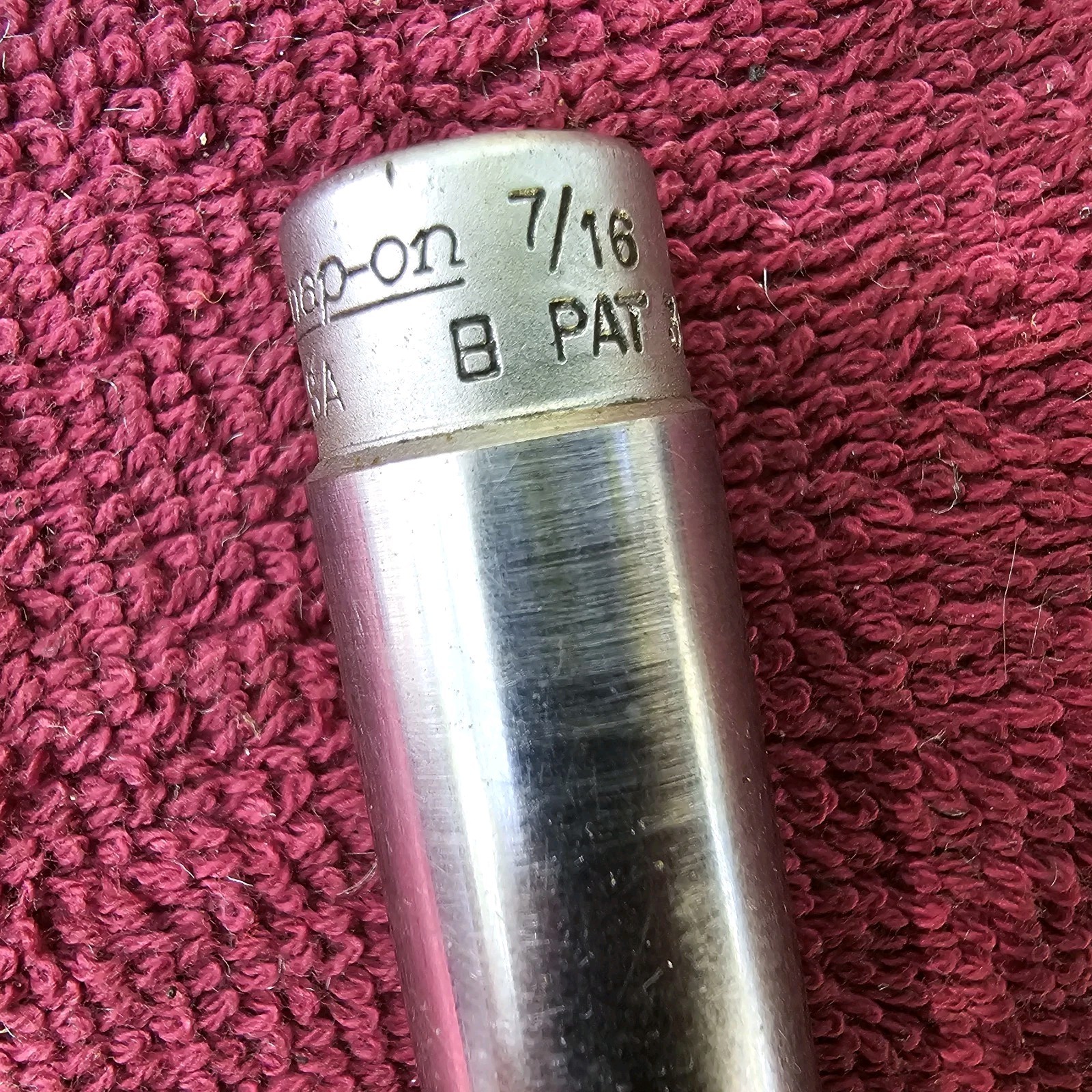 1968 Snap-on STM14 7/16″ Deep Socket 1/4″ Dr. 6 Pt.