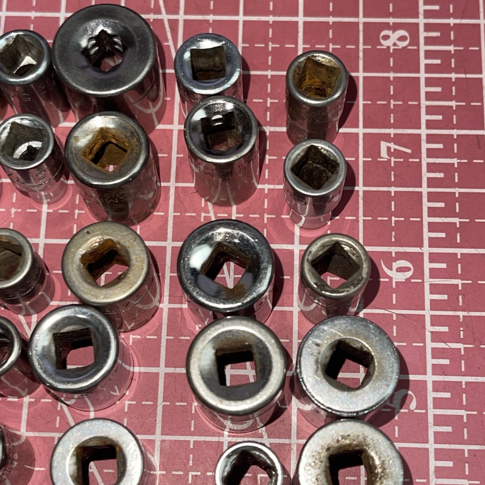 Sears Craftsman USA 150 Piece 1/4” Drive Metric SAE Socket Lot Deep 1/4 6 12 Pt