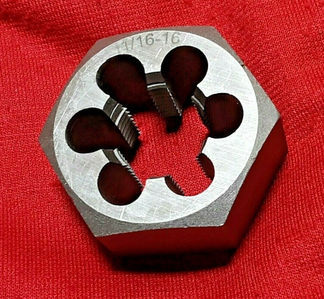 11/16-16 NF x 1-7/16″ Hex CS Hex Die Rethreading A-1 416-04416