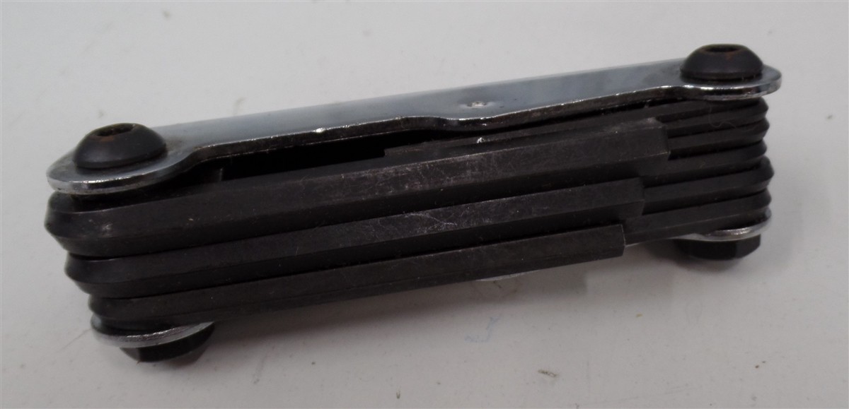 ALLEN 644 9 Piece Fold Up Hex Key Set Imperial NEW