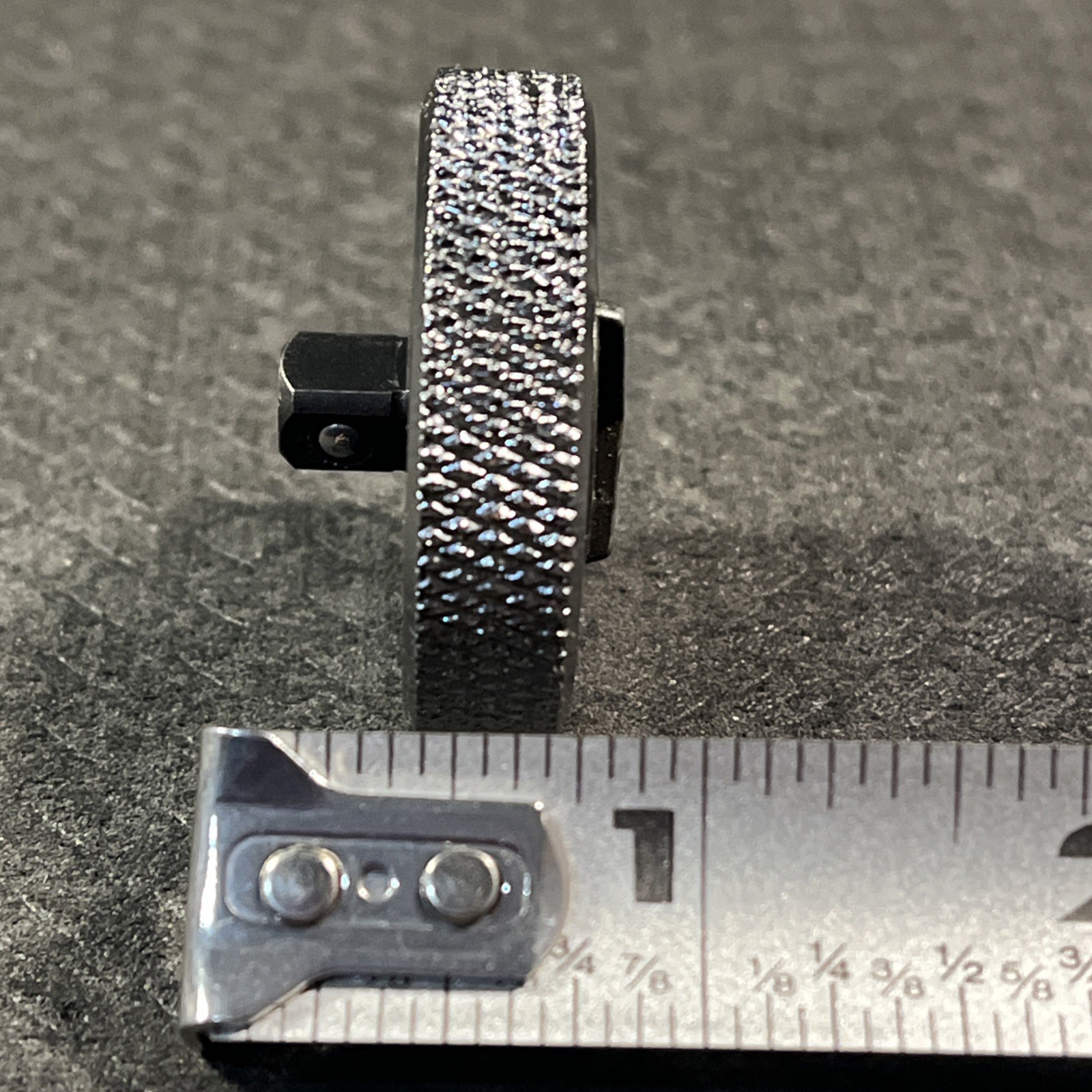 Snap-on Tools 1/4” Drive Finger Tip Round Head Ratchet / TS72 Knurled Chrome