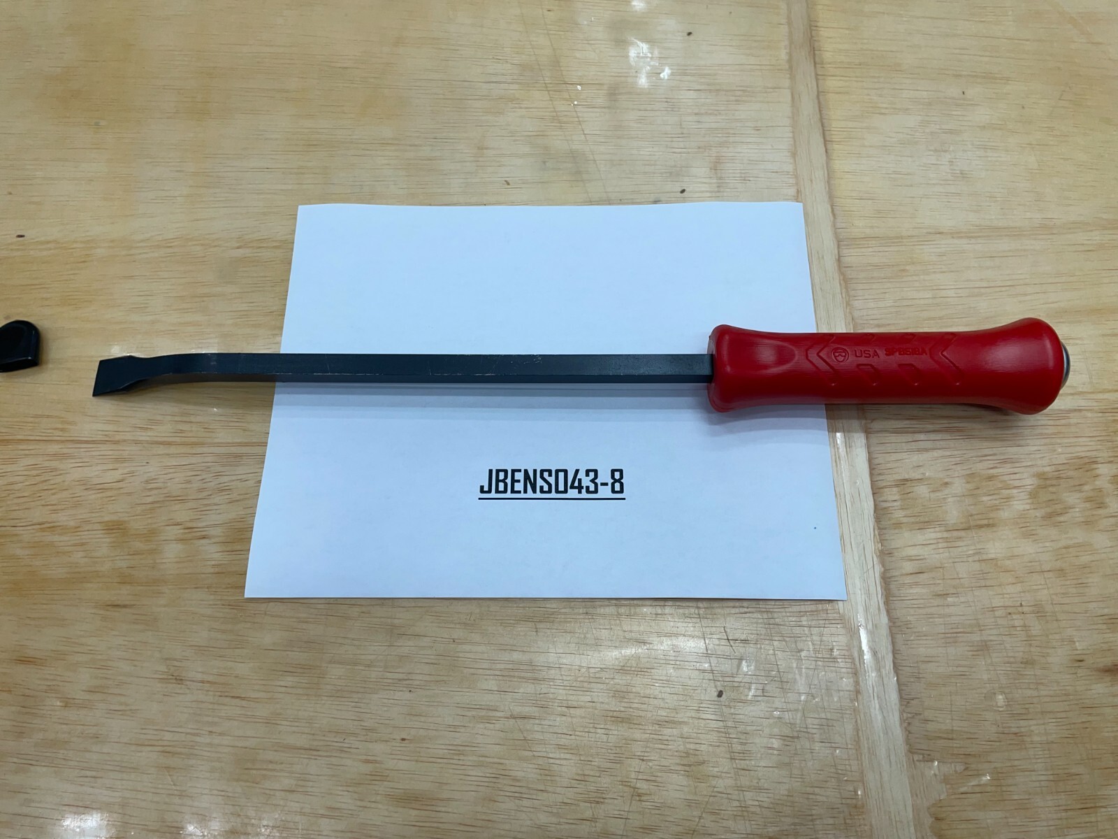 Snap-on Tools USA NEW RED 18″ Length Steel Striking Pry Bar SPBS18AR