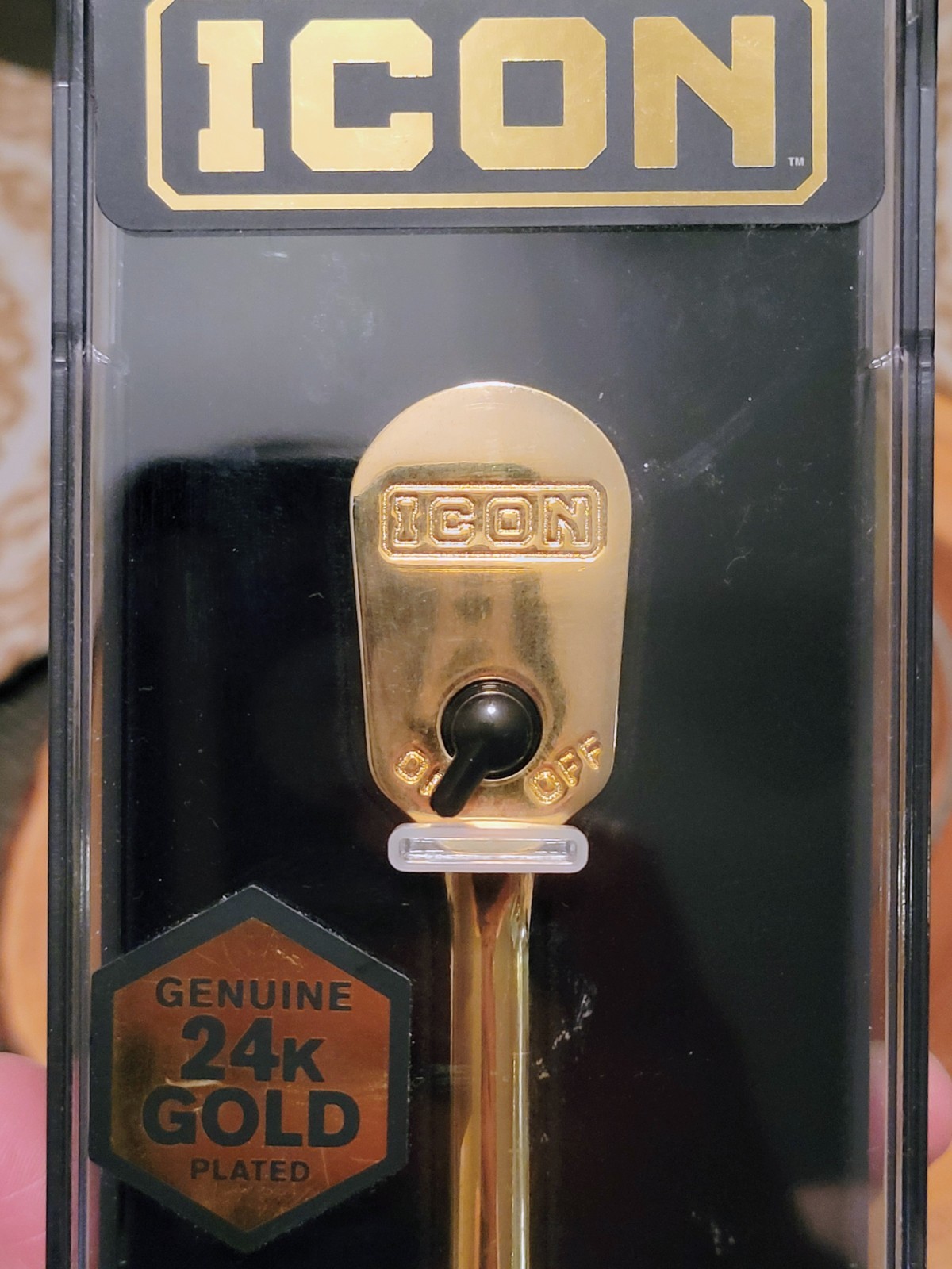 ICON 3/8 in. Drive Professional Special Edition Gold-Plated Ratchet