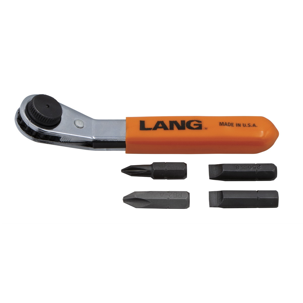 Lang Tools (Kastar) 5370 – 5-PC. Offset Ratcheting Screwdriver Bit Wrench Set