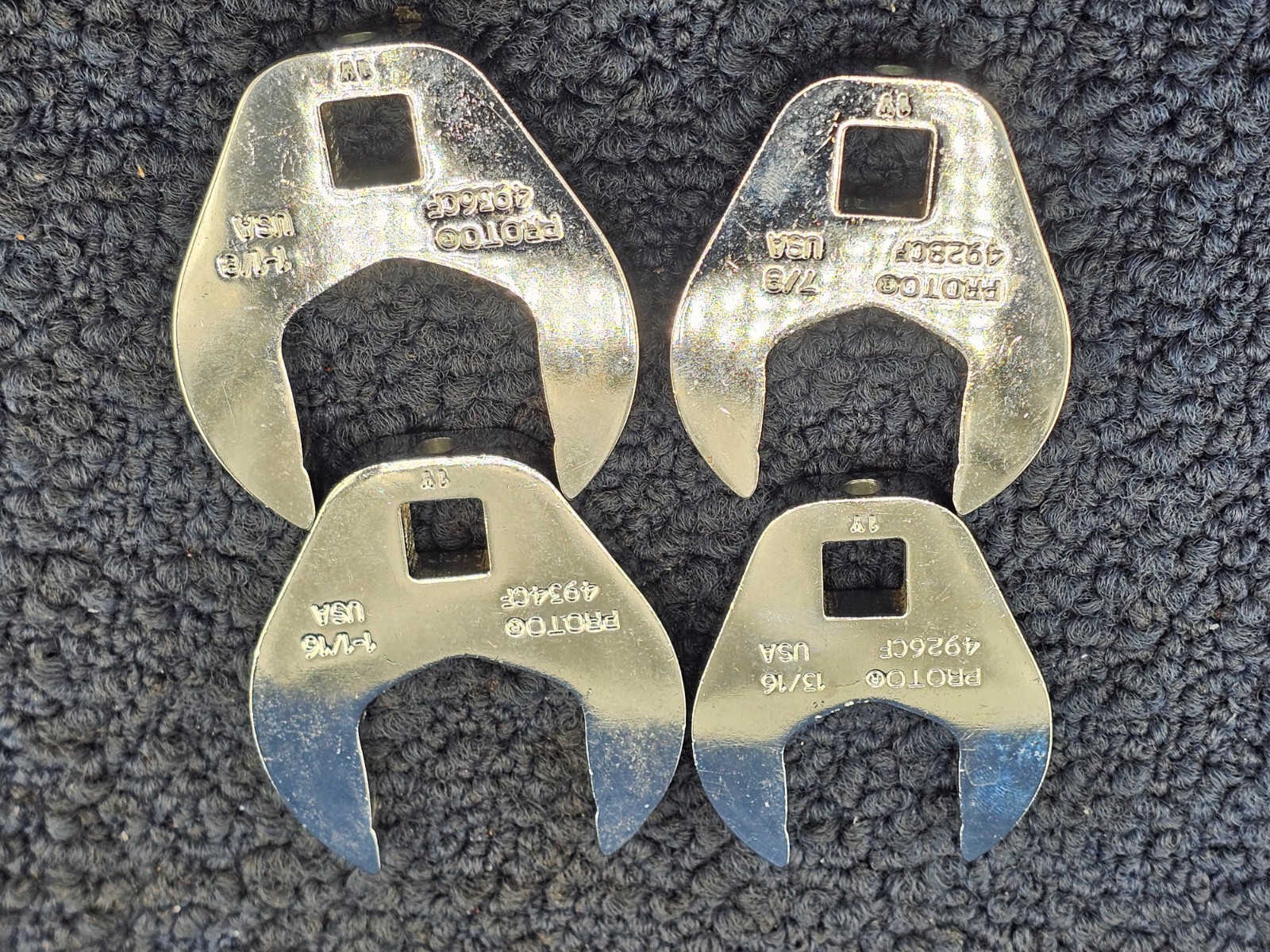 (20 PIECES) Proto Metric Crowfoot Wrench 7/16″-1-9/16″