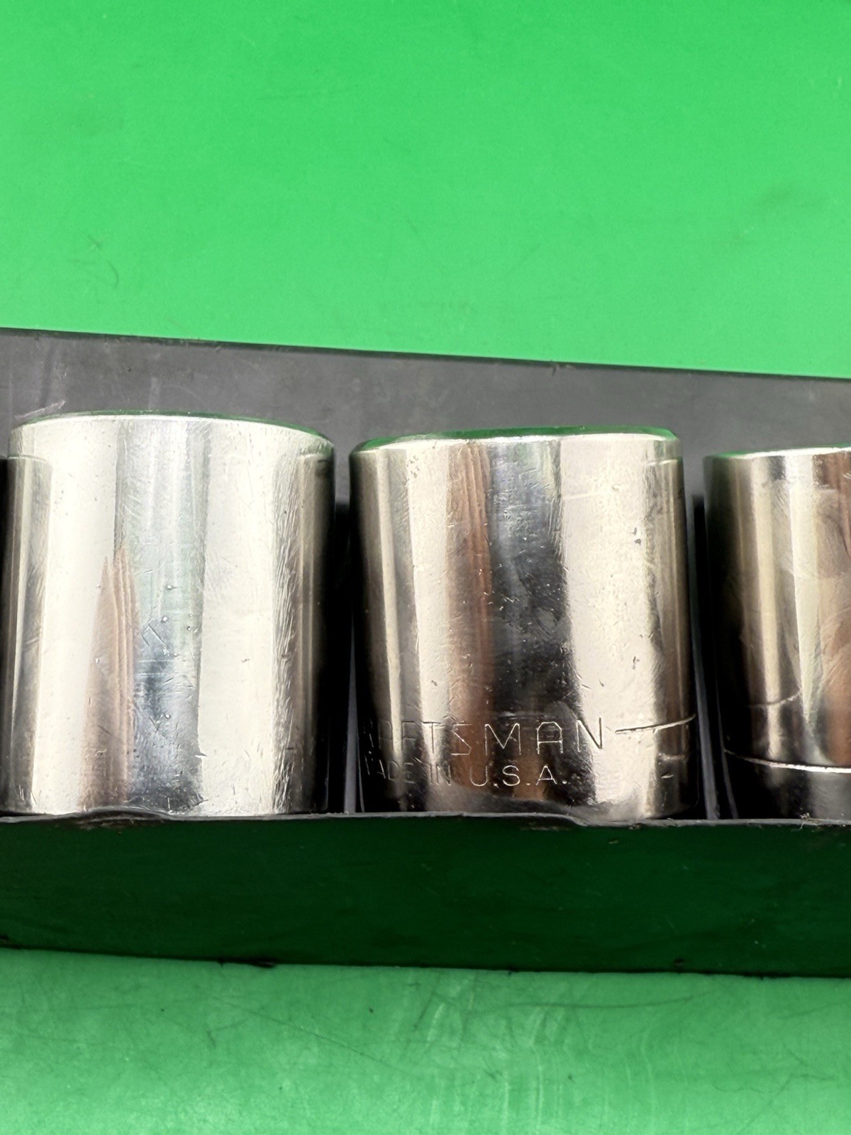 USA 34572 Craftsman Lg. 12pt 1/2” Drive 5 PC Socket Set Easy Read 1-1/16 1-1/2