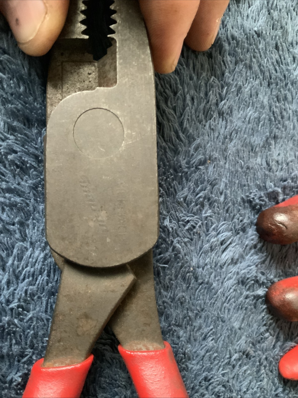 Snap On 4pc Pliers Set……one Can’t See Logo….and One Not Sure If Bent Handle….