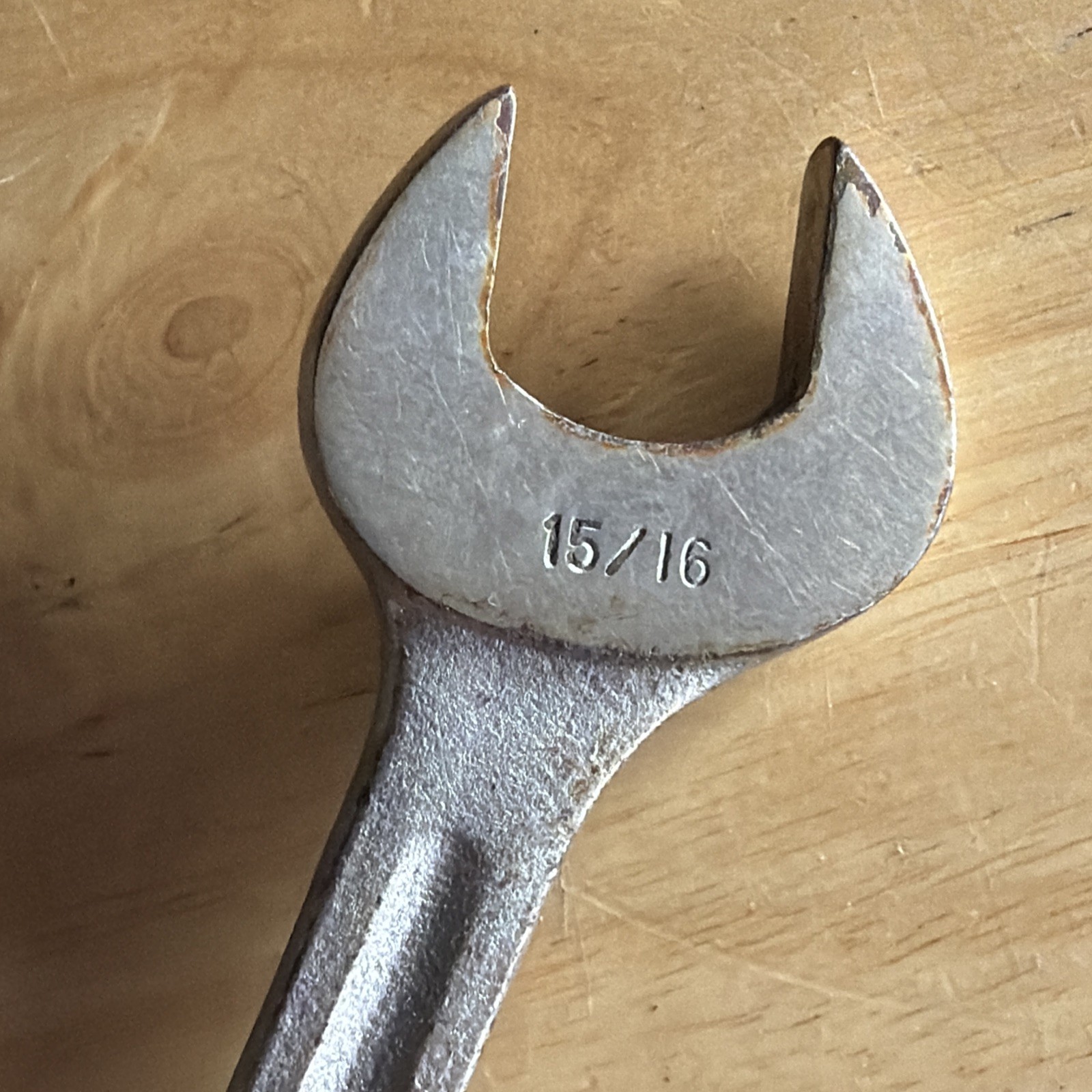 Bonney Tools 7/8″ x 15/16″ Double Open End Wrench E2830 Vintage Made in USA