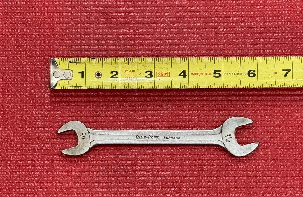 Blue Point Supreme S-1618 1/2″ x 9/16″ Open End Wrench Made in USA by Snap-On