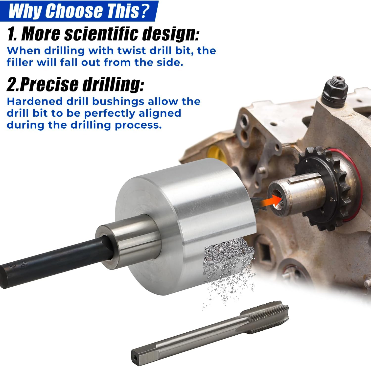 Crankshaft Drilling Fixture Balancer Bolt Tool For 283 327 250 235 261 230 348