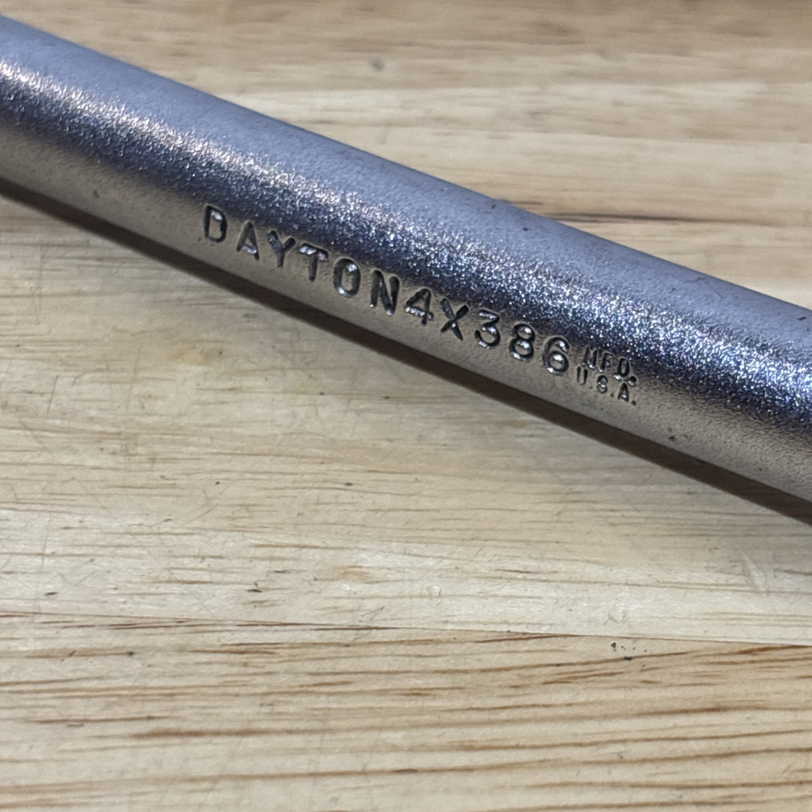 Dayton 18.5″ Speed Wrench 1/2″ Drive Speeder Knurled Handle 4×386 Vtg USA