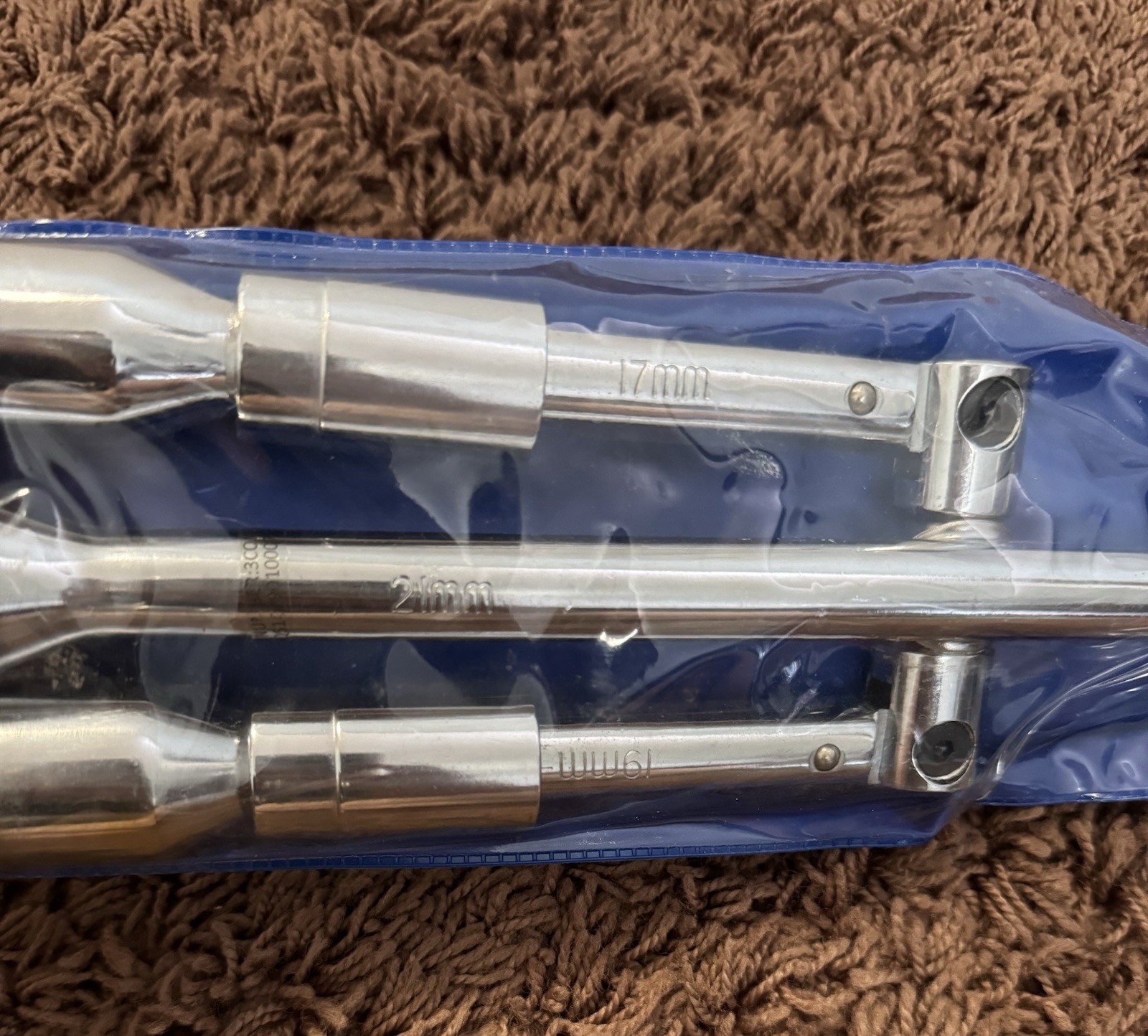 ACDelco 34210 14 Inch Metric Folding Lug Wrench Chrome Sizes 17/19/21/23 mm