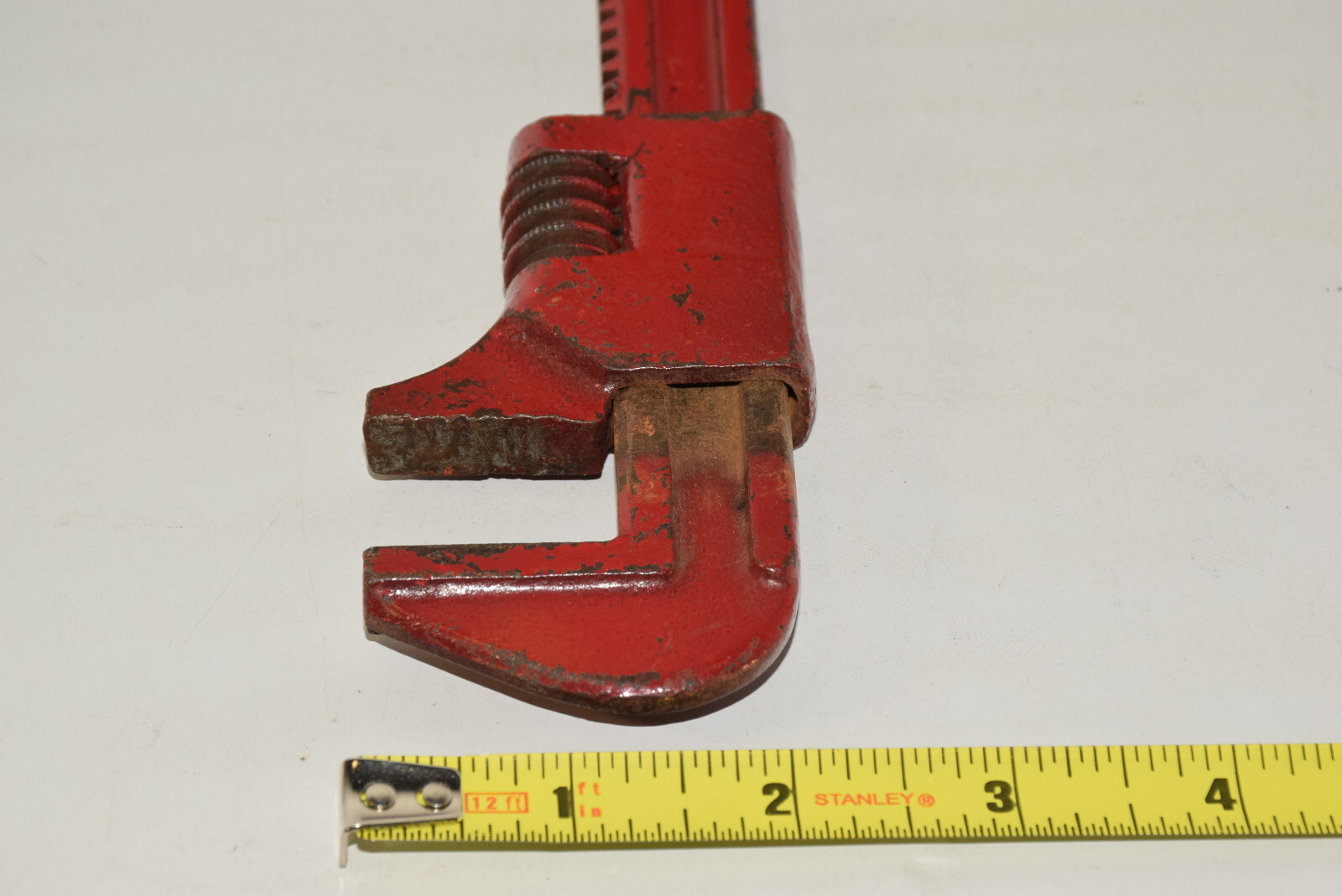 Vintage Ford USA 9..5» Long Adjustable Wrench Painted Red